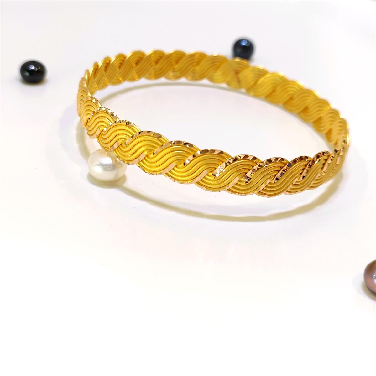 30gr İşçiliksiz On Telli Kenarı Kalemli Burma Bilezik 22 Ayar Tasarruf ve Yatırım