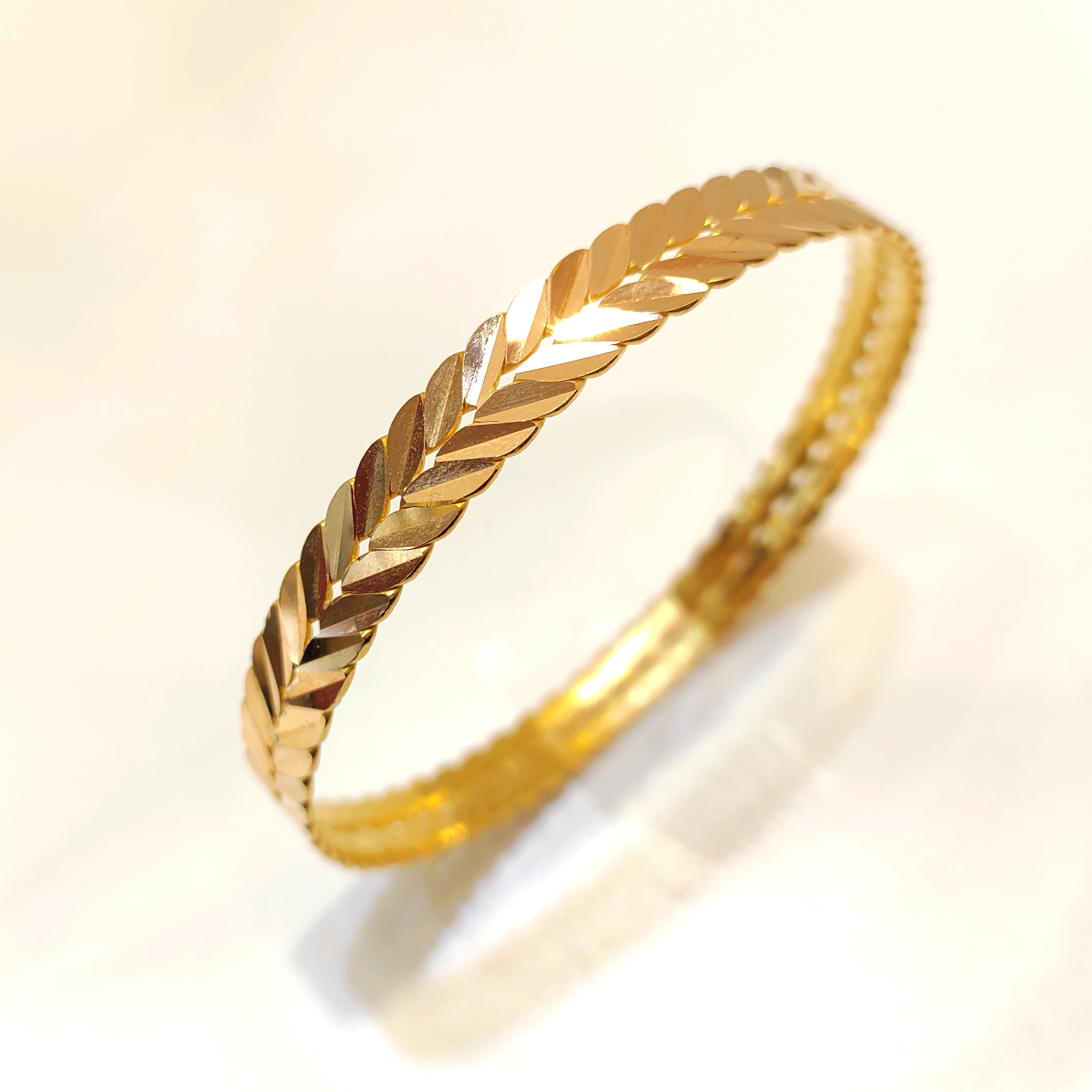 30gr  işçiliksiz Başak Burma Bilezik 22 Ayar Altın Yatırım ve Tasarruf İçin