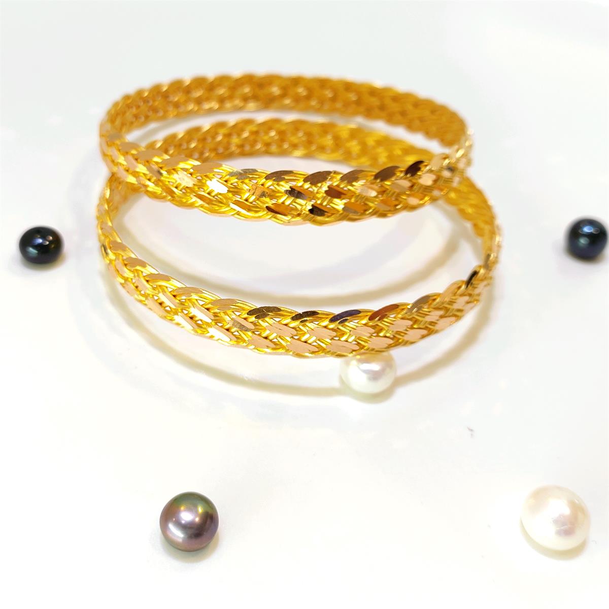 30gr  işçiliksiz Sepet Örgüsü Bilezik 22 Ayar Altın Yatırım ve Tasarruf İçin