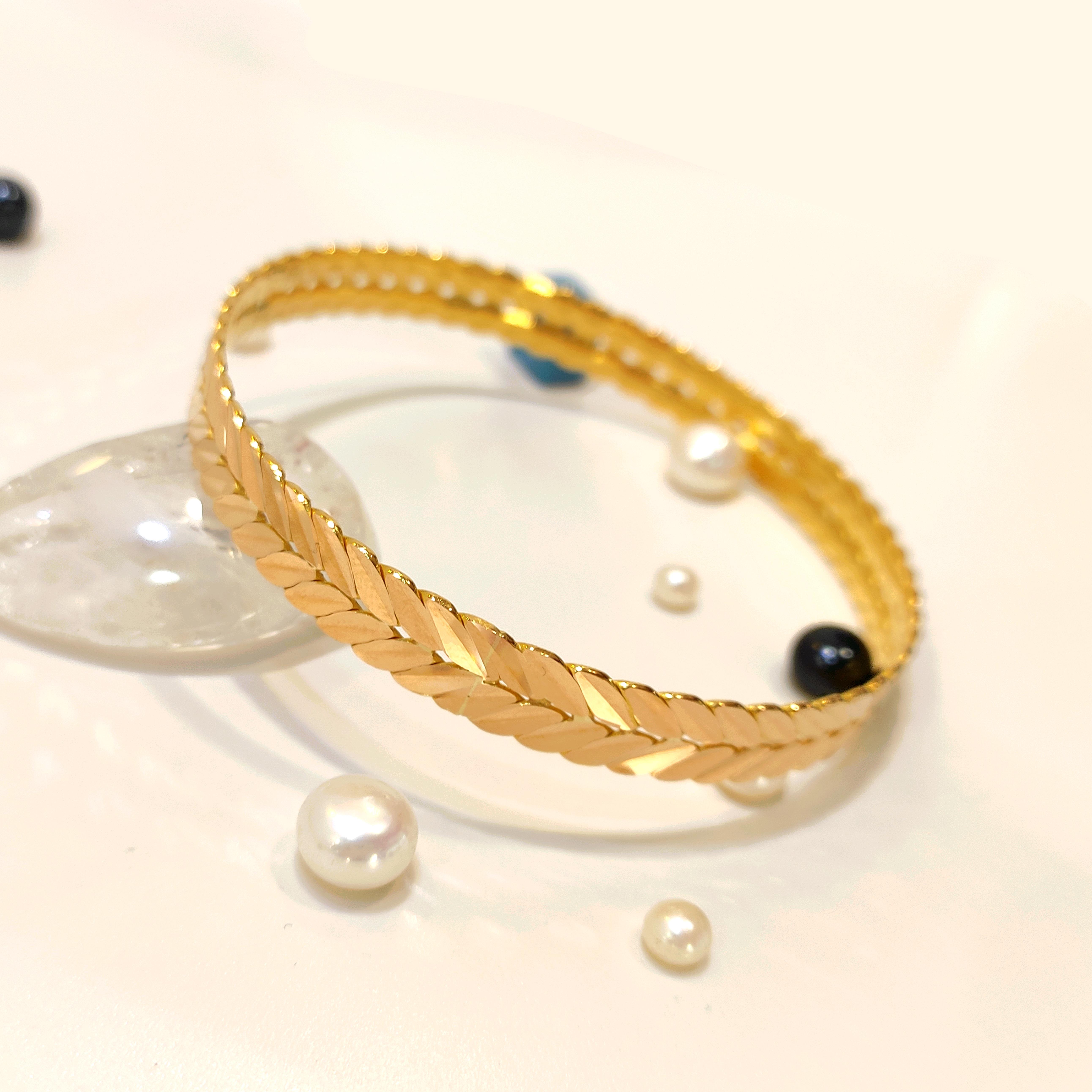 30gr  işçiliksiz Başak Burma Bilezik 22 Ayar Altın Yatırım ve Tasarruf İçin