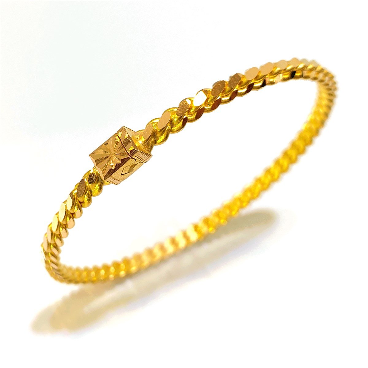 30gr Kilitli Mersin İşçiliksiz Bilezik 22 Ayar Altın