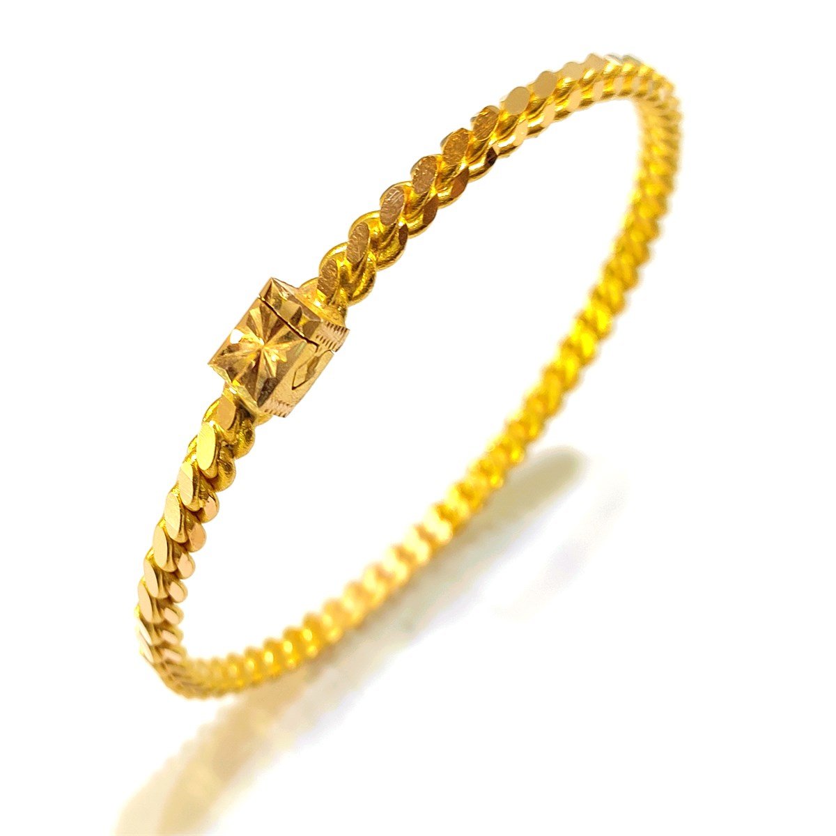 30gr Kilitli Mersin İşçiliksiz Bilezik 22 Ayar Altın