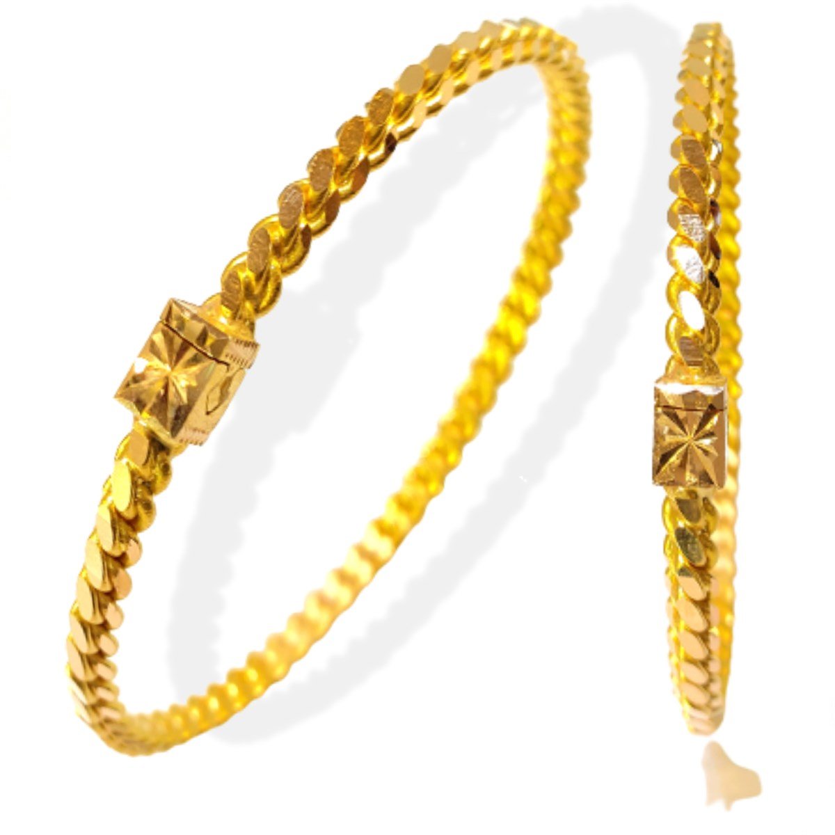 30gr Kilitli Mersin İşçiliksiz Bilezik 22 Ayar Altın