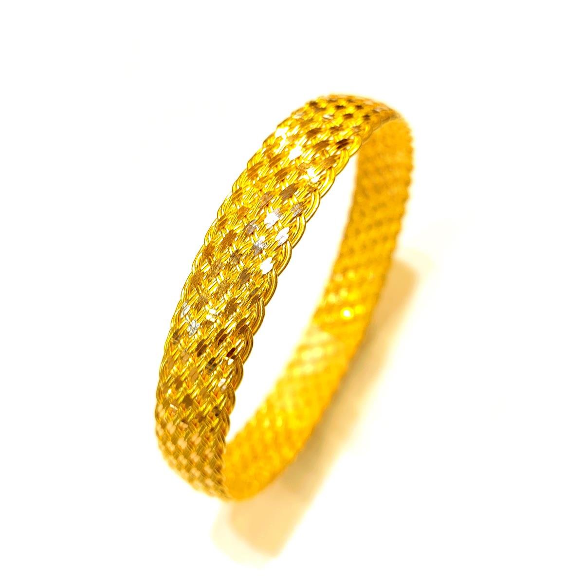 30r işçiliksiz Sepet Hasır Bilezik 22 Ayar Altın Yatırım ve Tasarruf İçin