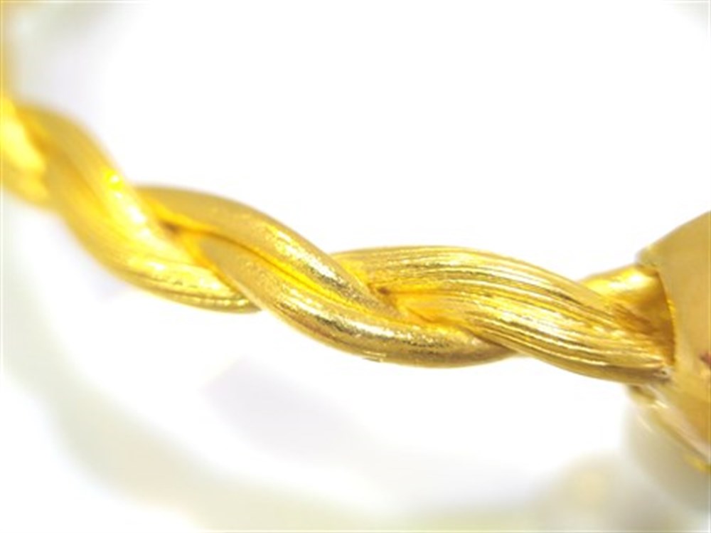 35,00 Gram Top Kilitli Örgü Bilezik 22 Ayar Altın