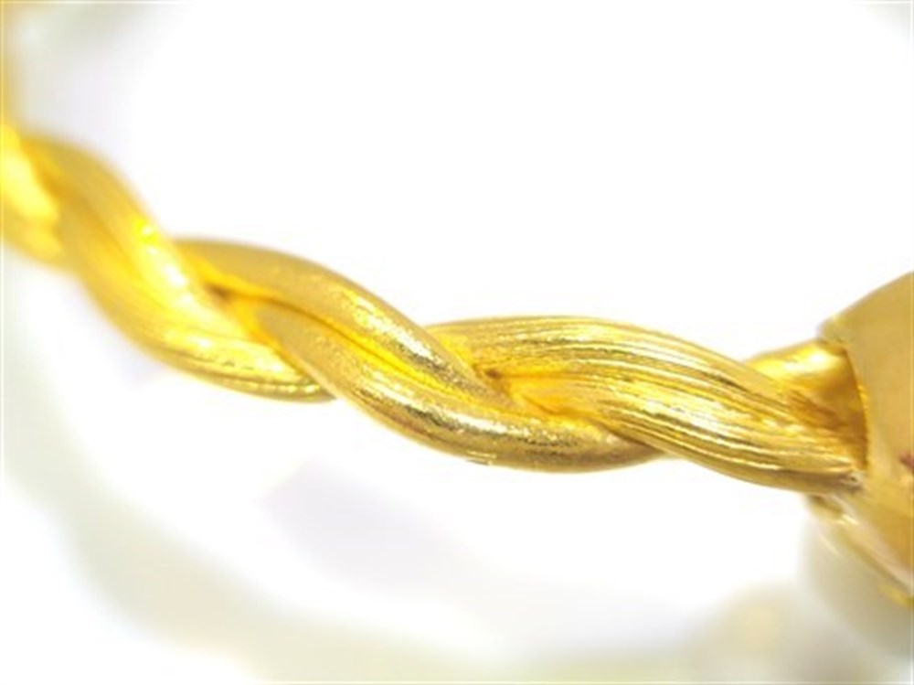 35,00 Gram Top Kilitli Örgü Bilezik 22 Ayar Altın