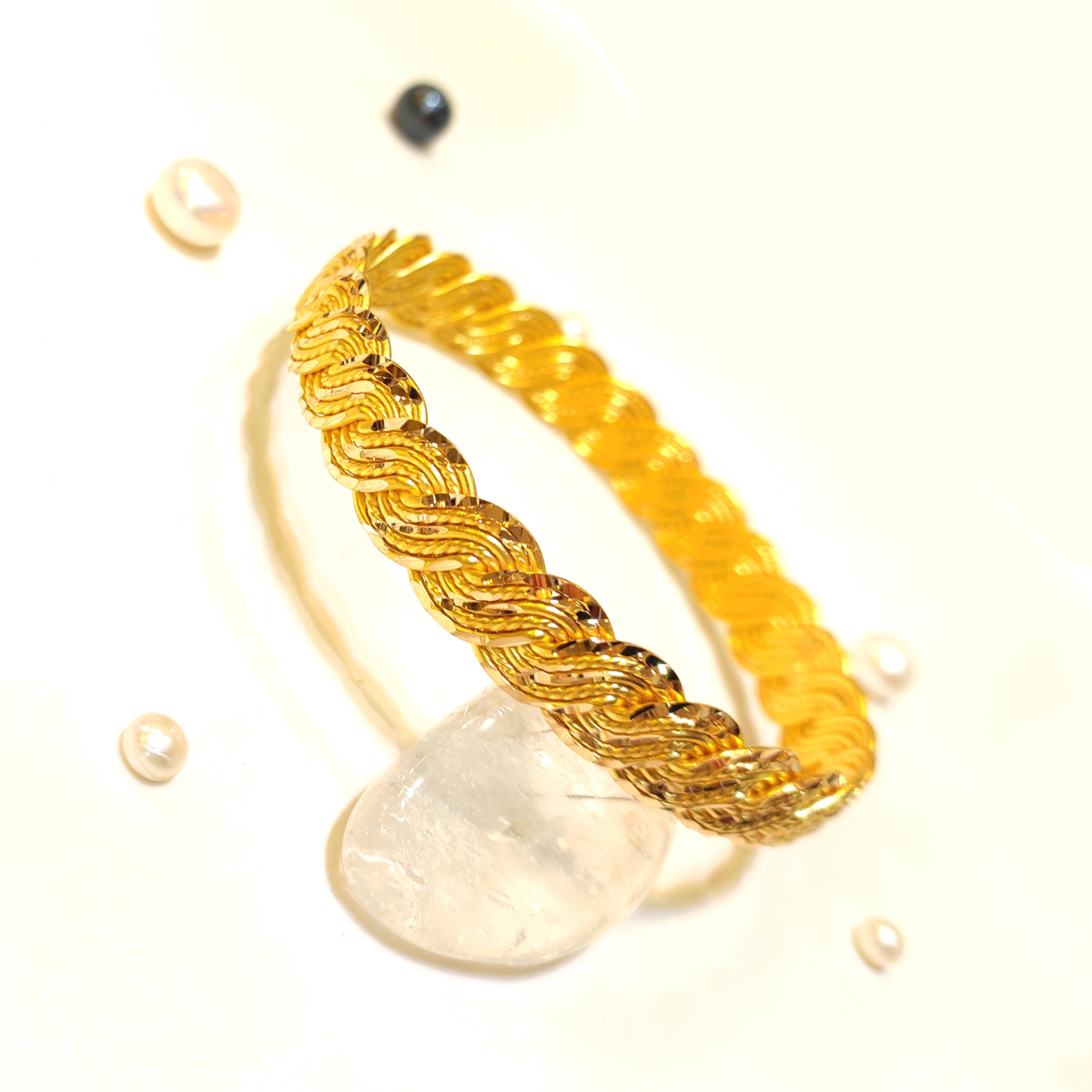 35gr işçiliksiz Kalemli Buse Bilezik 22 Ayar Altın Yatırım ve Tasarruf İçin