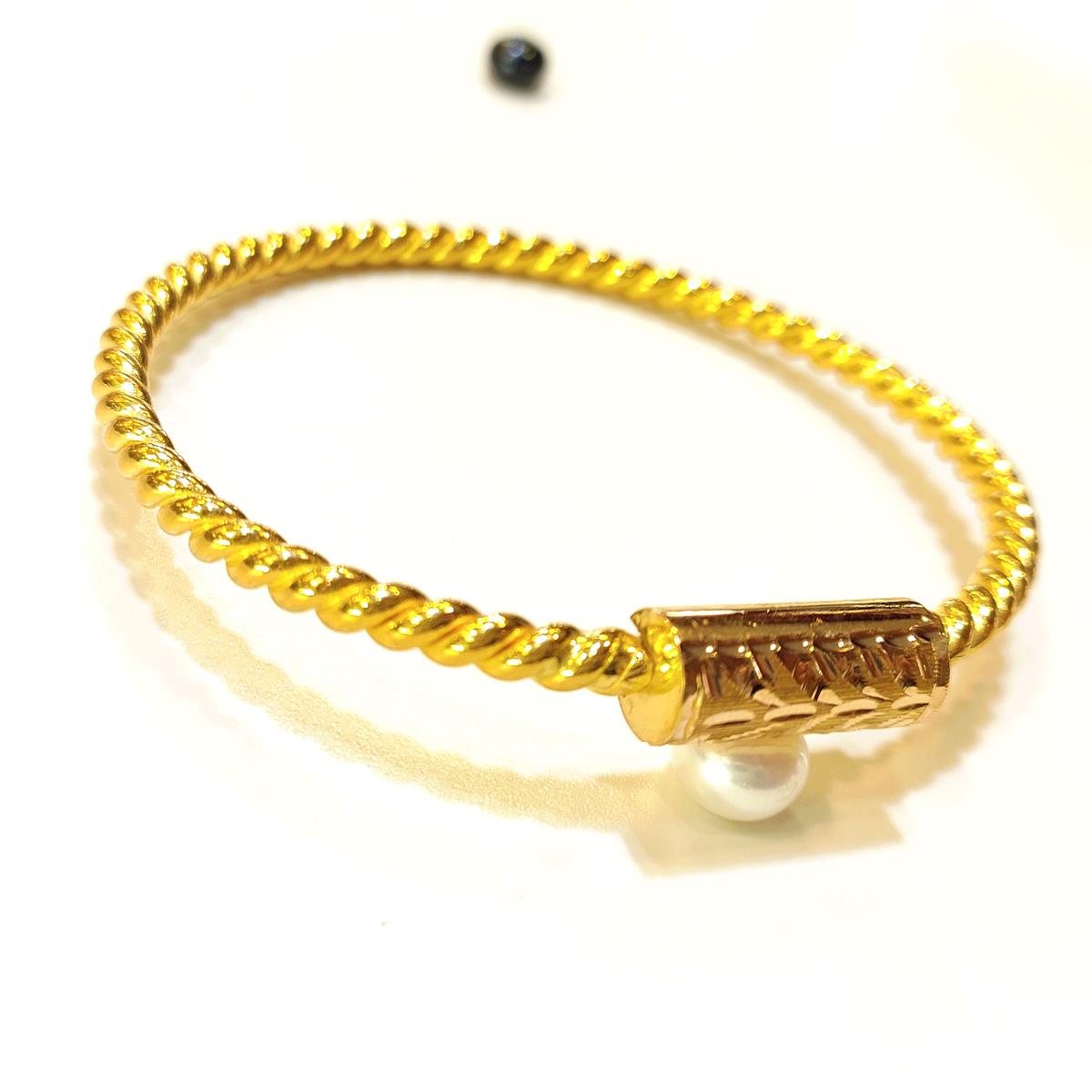 35gr İşçiliksiz Kilitli Ankara Borukaş Burma Bilezik 22 Ayar Yatırım ve Tasarruf İçin