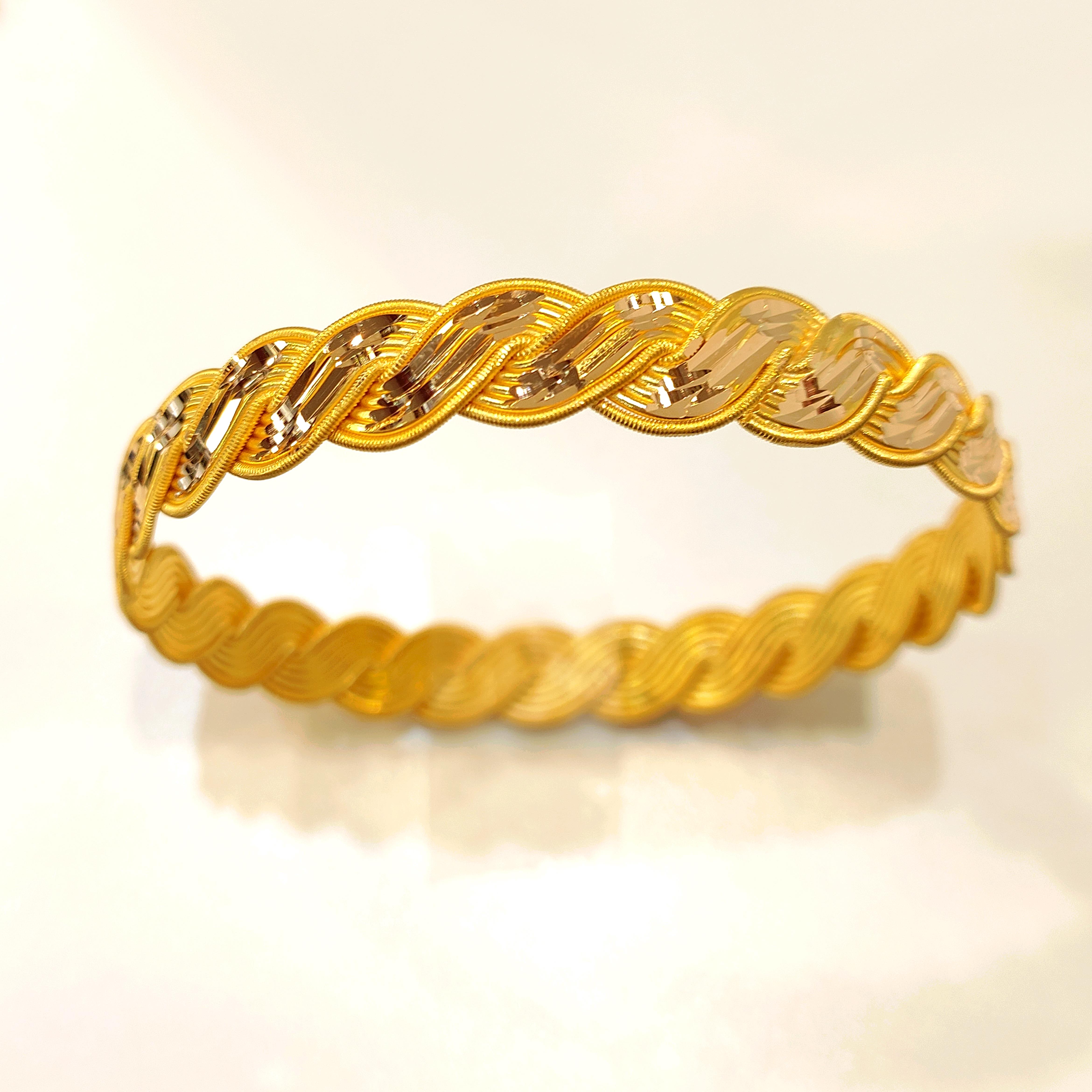 35gr İşçiliksiz Mercan Buse Burma Bilezik 22 Ayar Yatırım ve Tasarruf İçin