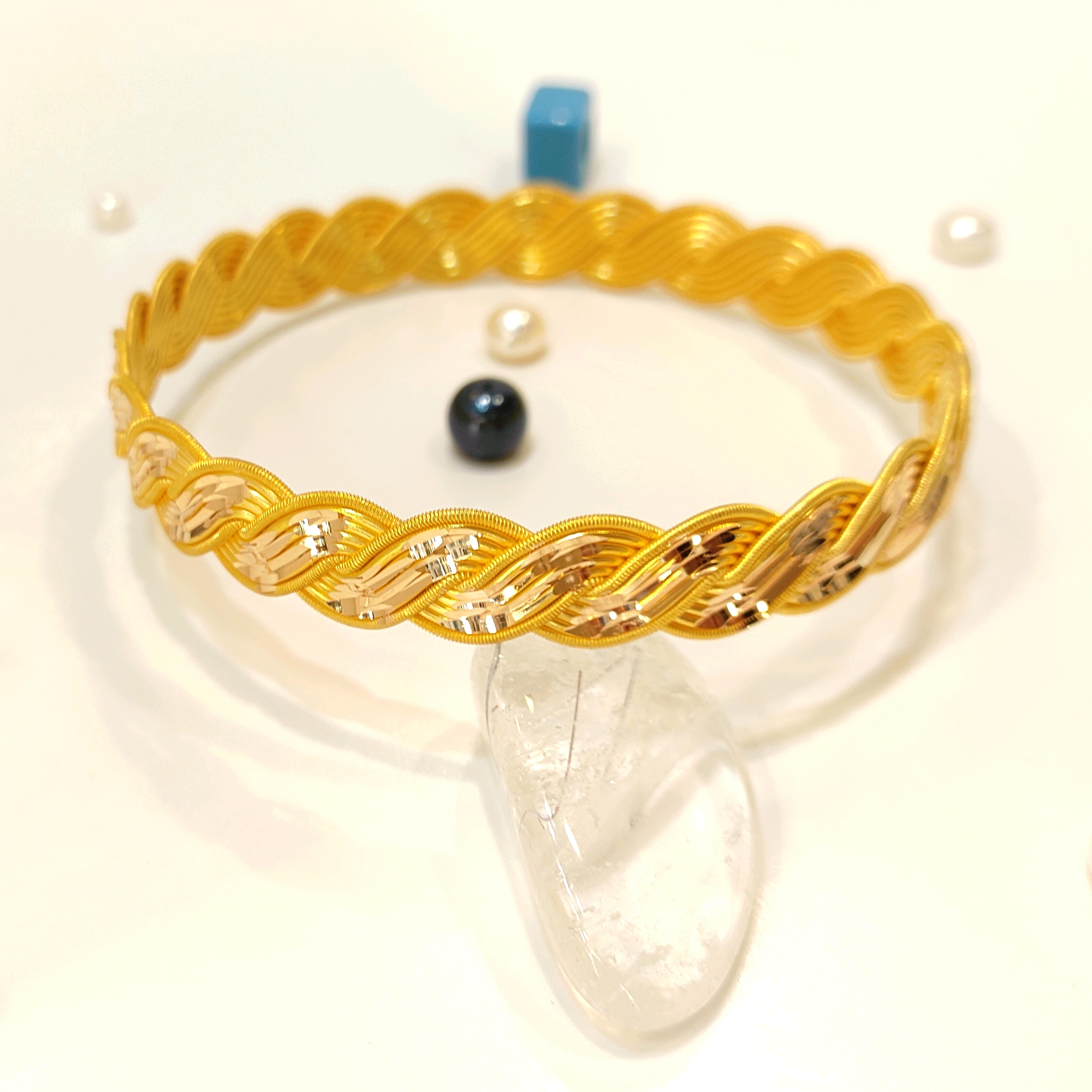 35gr İşçiliksiz Mercan Buse Burma Bilezik 22 Ayar Yatırım ve Tasarruf İçin