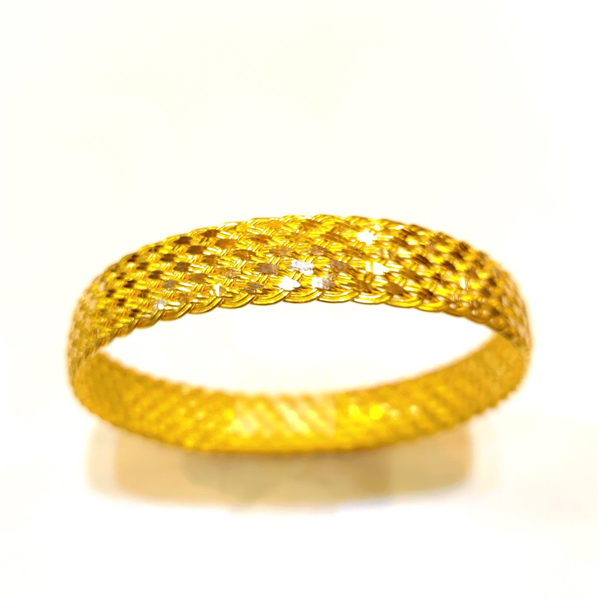 35gr İşçiliksiz Sepet Hasır Örgü Bilezik 22 Ayar Altın Yatırım ve Tasarruf İçin