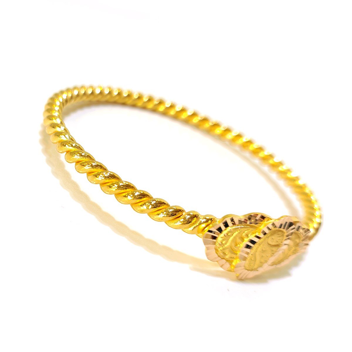 40gr İşçiliksiz Kilitli Ankara Erzurum Burma Bilezik 22 Ayar Altın 4K VİDEOLU