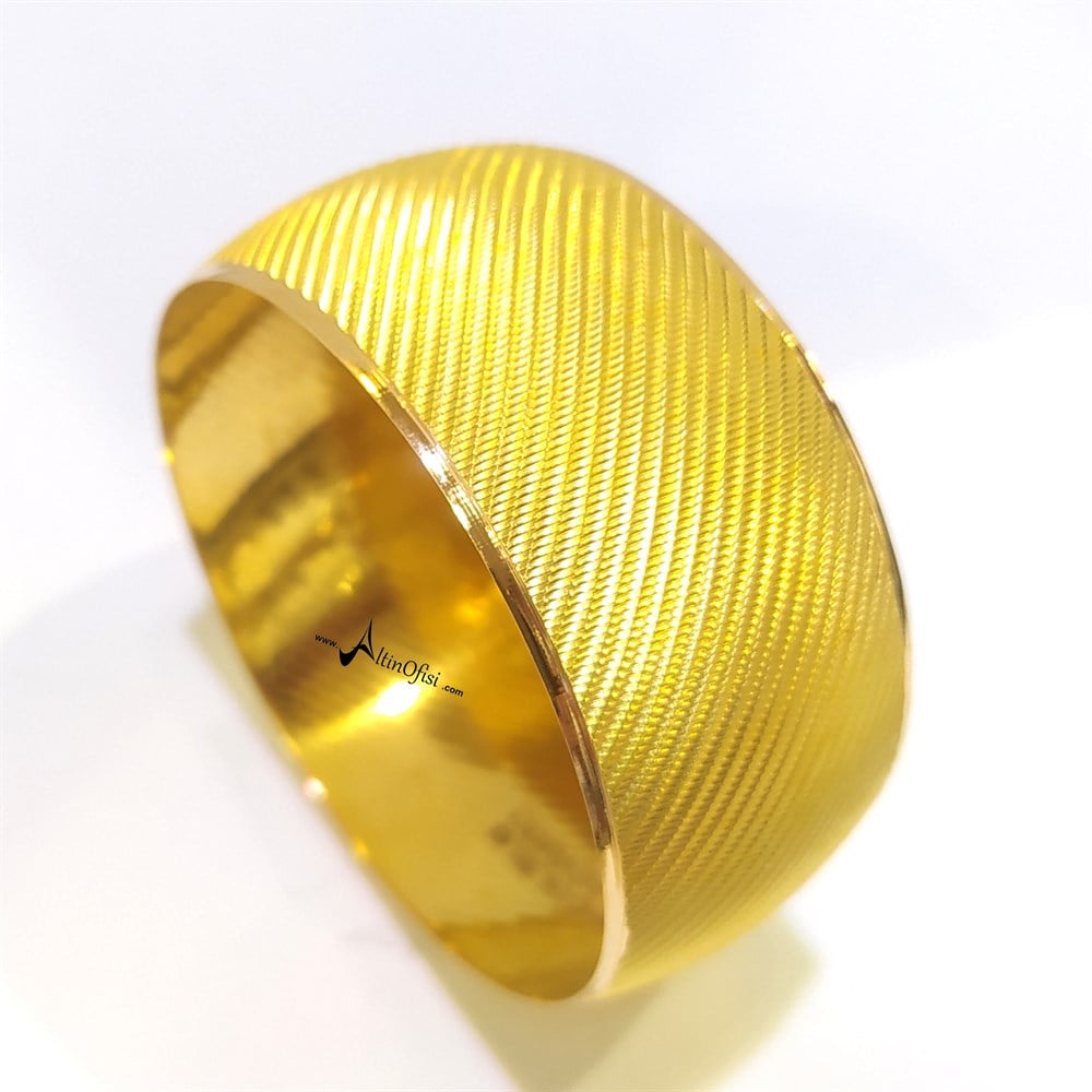 40gr İşçiliksiz Mega Bilezik 22 Ayar