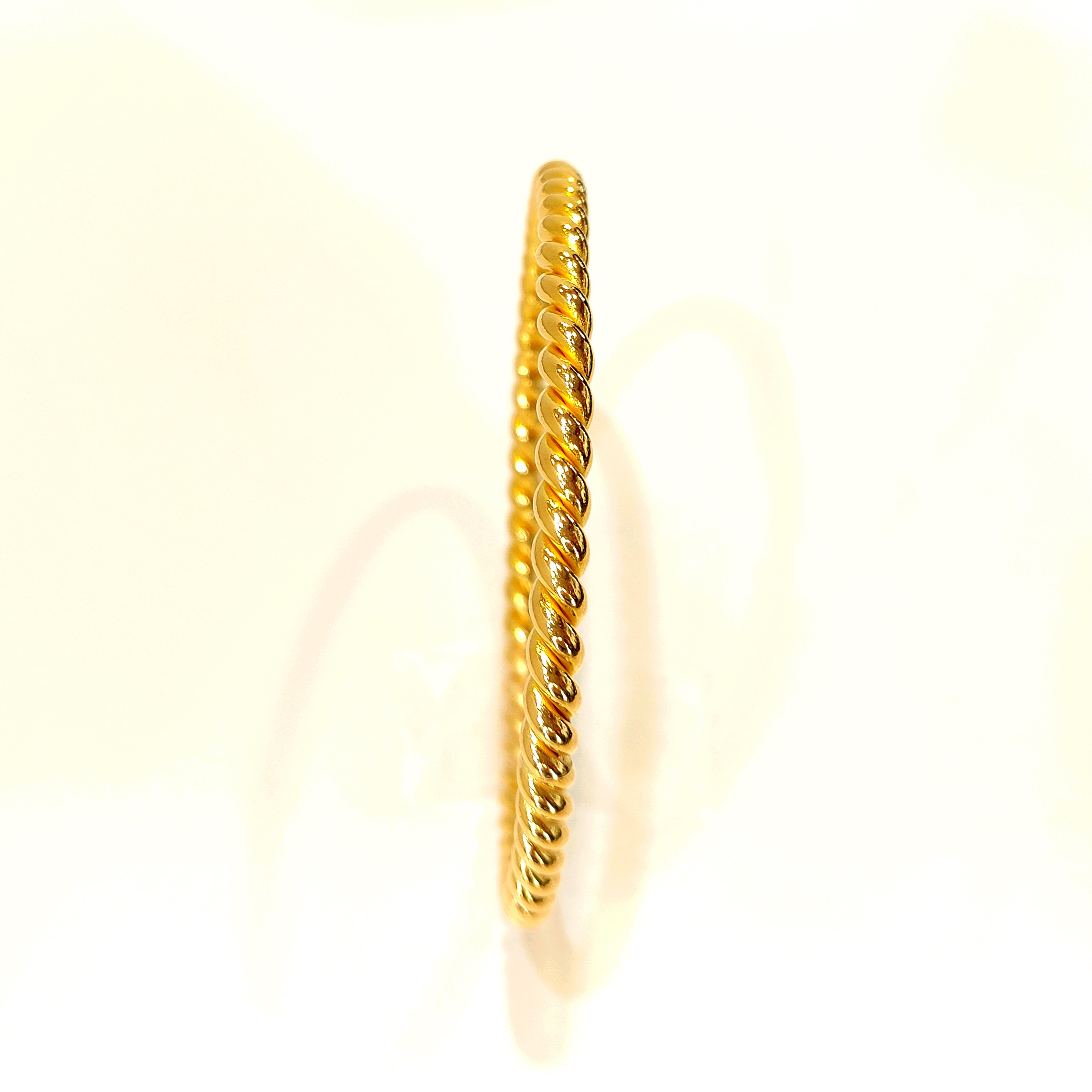 40gr İşçiliksiz Ankara İkili Burma Bilezik 22 Ayar Yatırım ve Tasarruf İçin