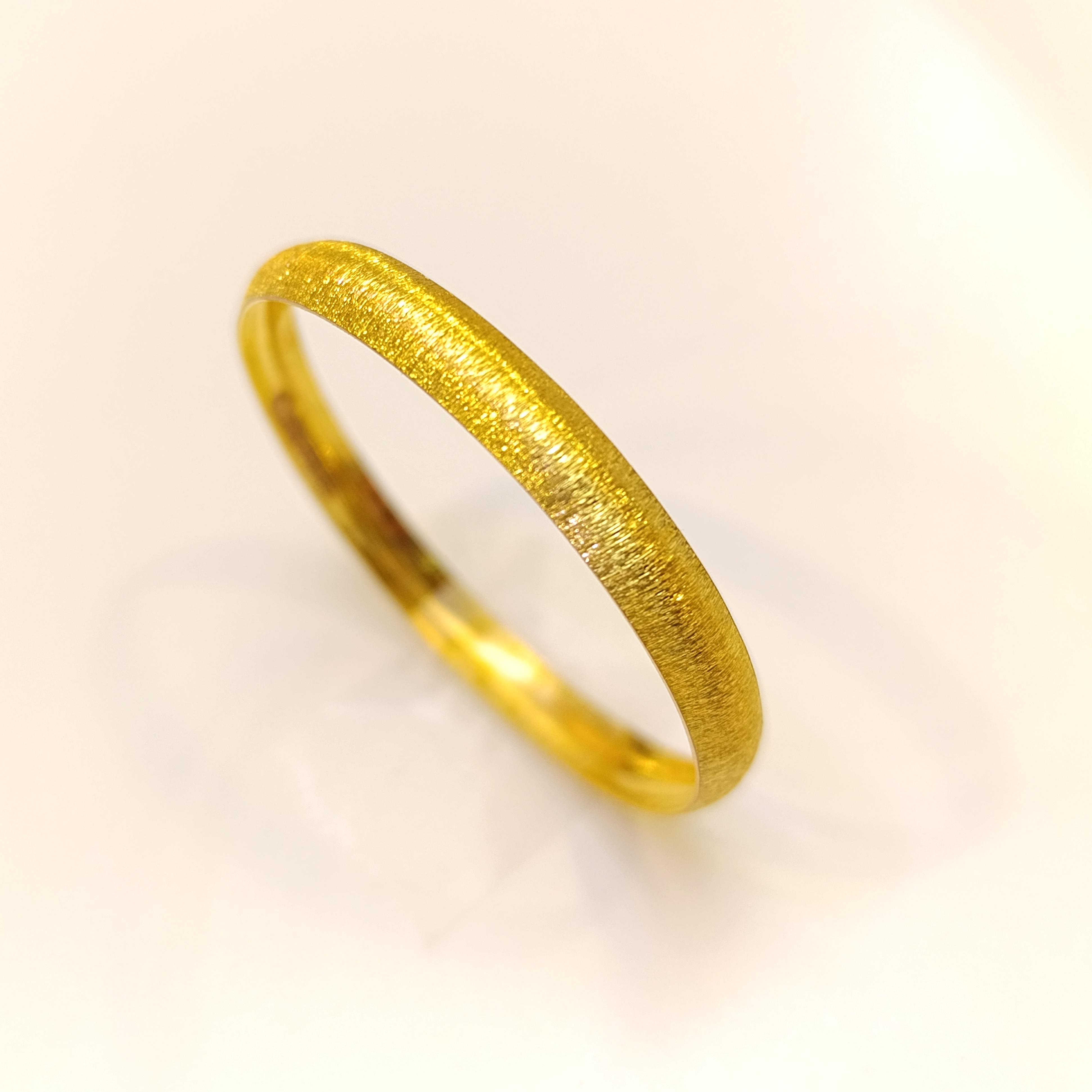 4gr İşçiliksiz Zımparalı Bebek Çocuk İçin Bilezik 22 Ayar Altın Yatırım ve Tasarruf  HD VİDEOLU