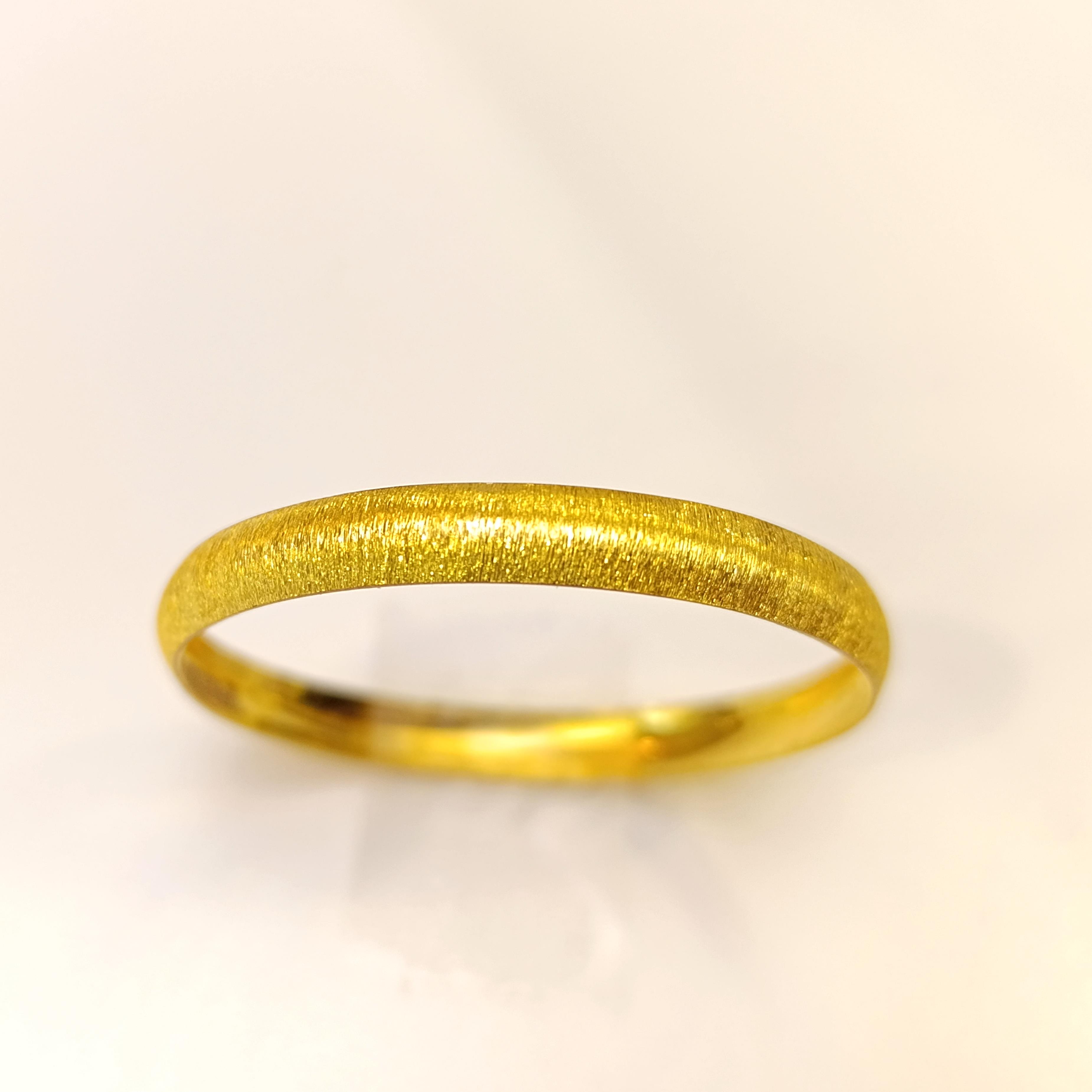 4gr İşçiliksiz Zımparalı Bebek Çocuk İçin Bilezik 22 Ayar Altın Yatırım ve Tasarruf  HD VİDEOLU