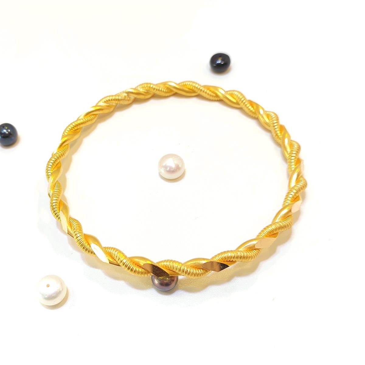 50g İşçiliksiz Klavuz İkili Burma Bilezik 22 Ayar Altın Yatırım ve Tasarruf İçin