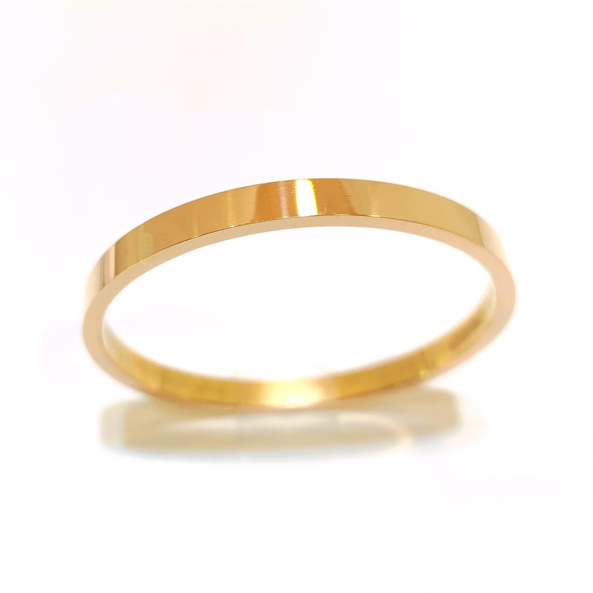 50gr İşçiliksiz  5mm Ray Bilezik 22 Ayar Altın Yatırım ve Tasarruf İçin