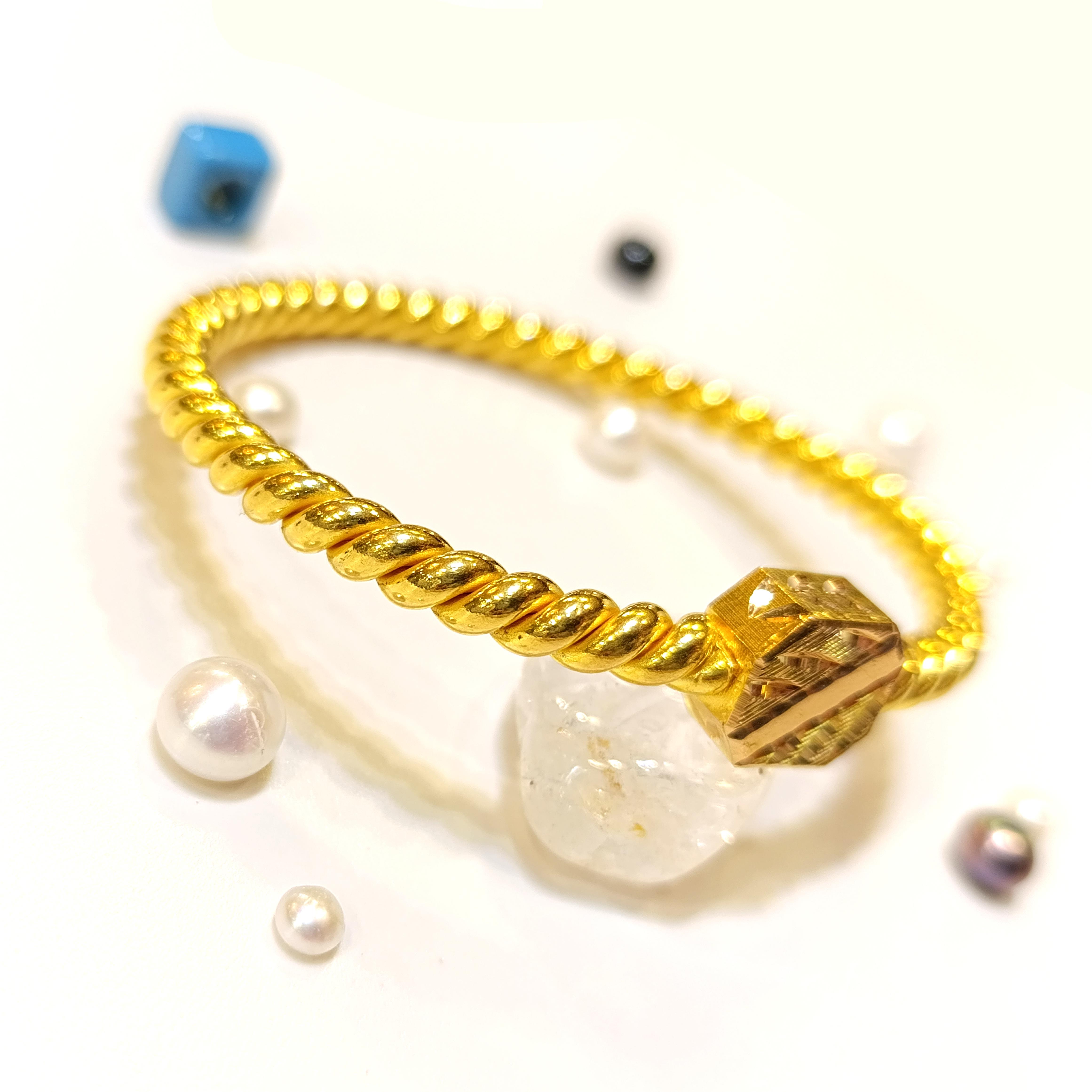 50gr İşçiliksiz Ankara Sandık Kilitli Burma Bilezik 22 Ayar Yatırım ve Tasarruf İçin