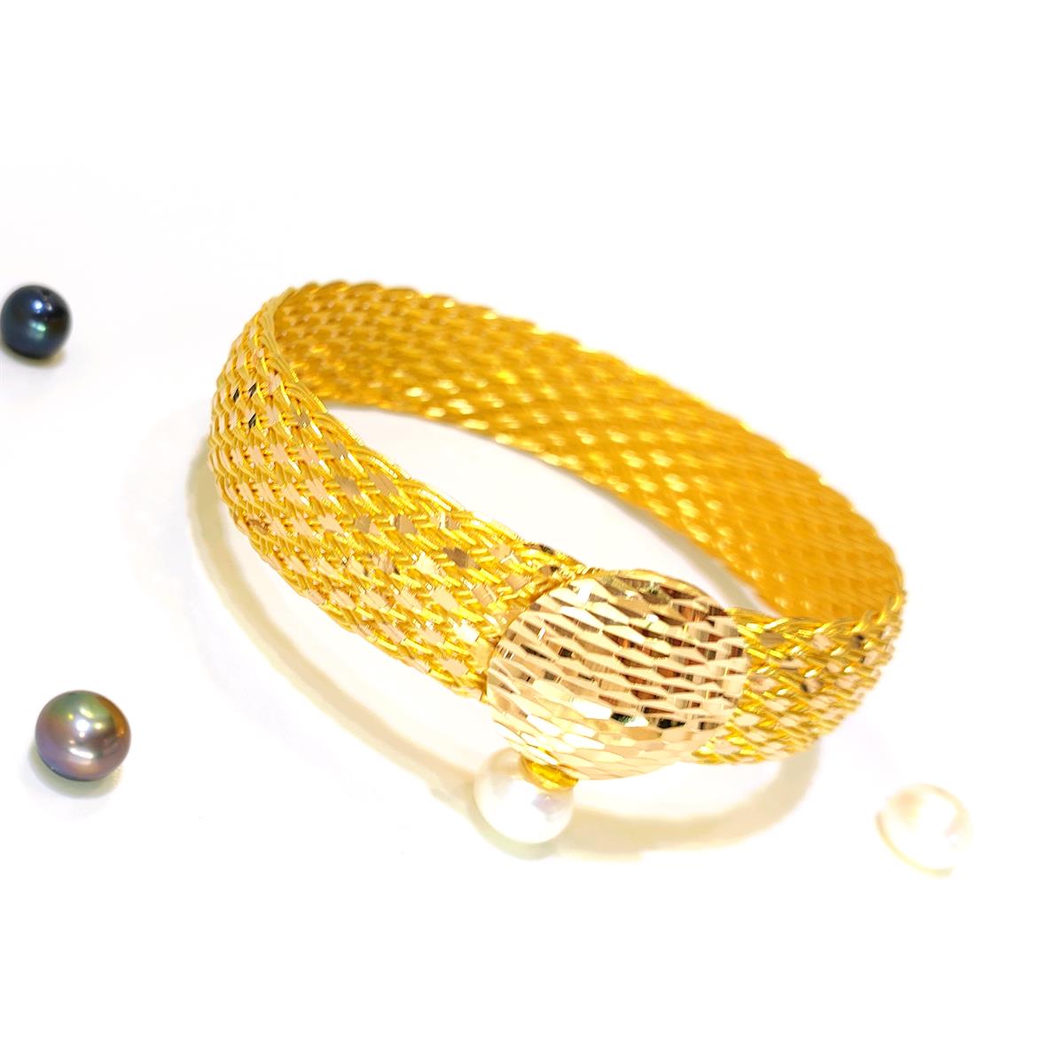 50gr İşçiliksiz Sepet Hasır Bilezik 22 Ayar Altın Yatırım ve Tasarruf İçin