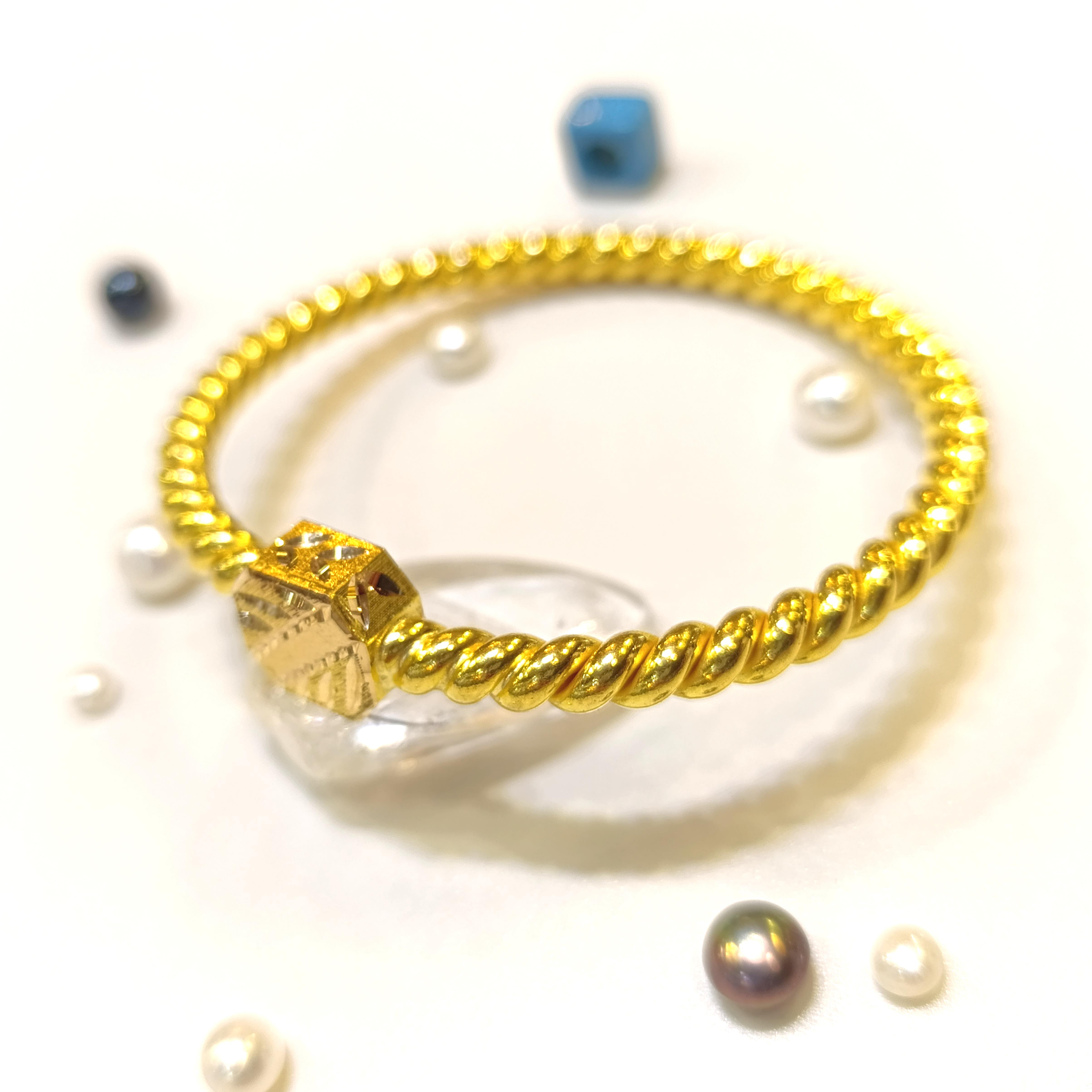 50gr İşçiliksiz Ankara Sandık Kilitli Burma Bilezik 22 Ayar Yatırım ve Tasarruf İçin