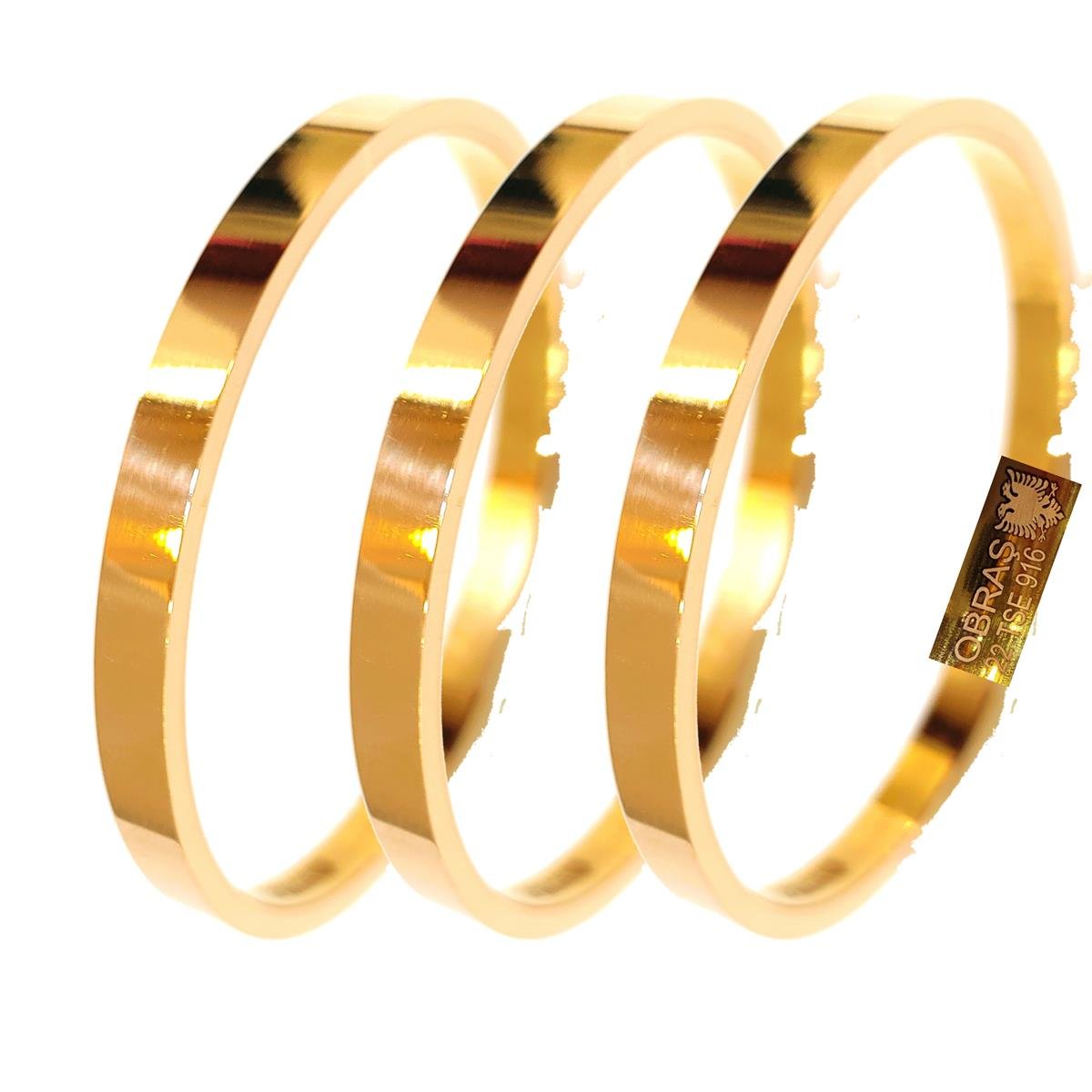 50gr İşçiliksiz  5mm Ray Bilezik 22 Ayar Altın Yatırım ve Tasarruf İçin