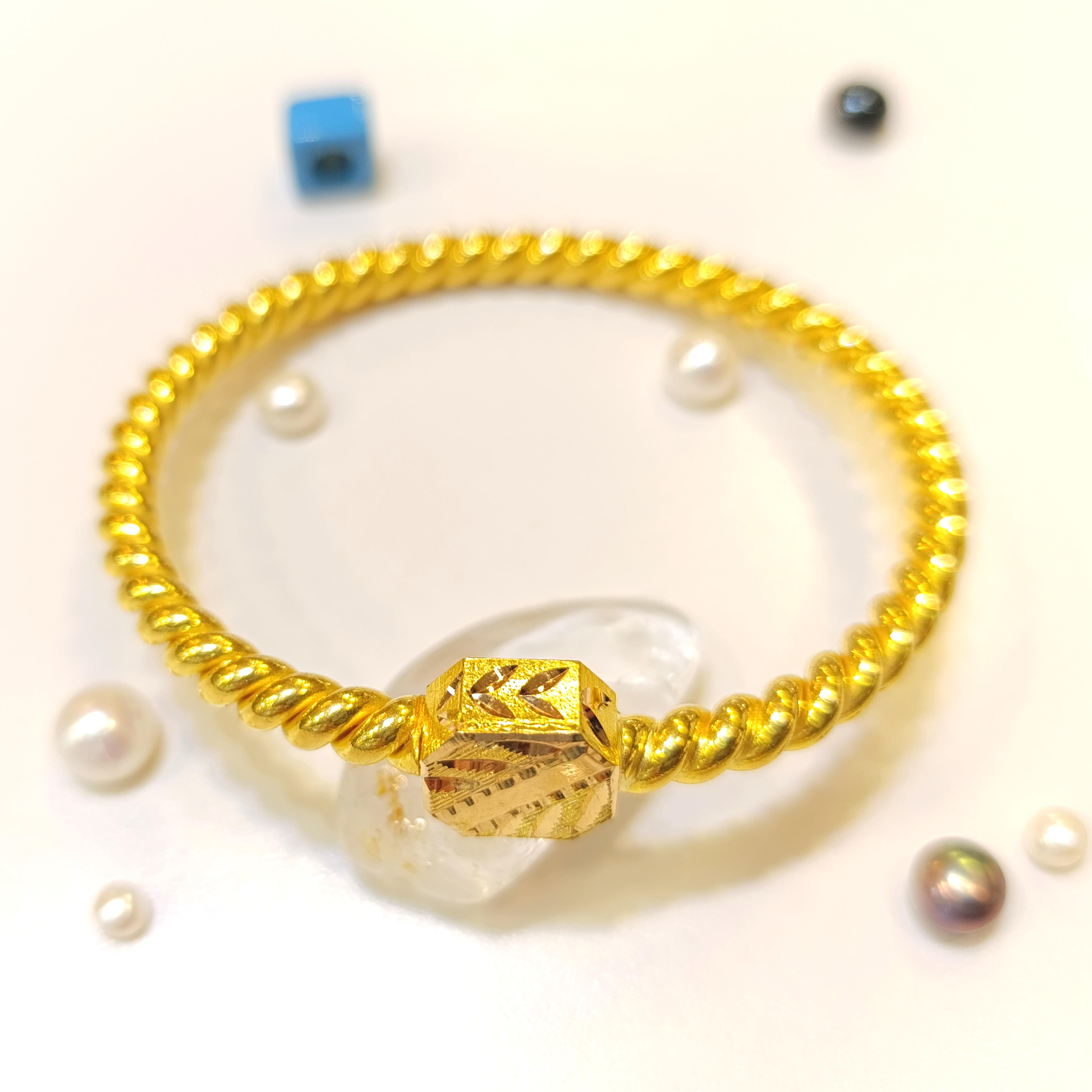 50gr İşçiliksiz Ankara Sandık Kilitli Burma Bilezik 22 Ayar Yatırım ve Tasarruf İçin