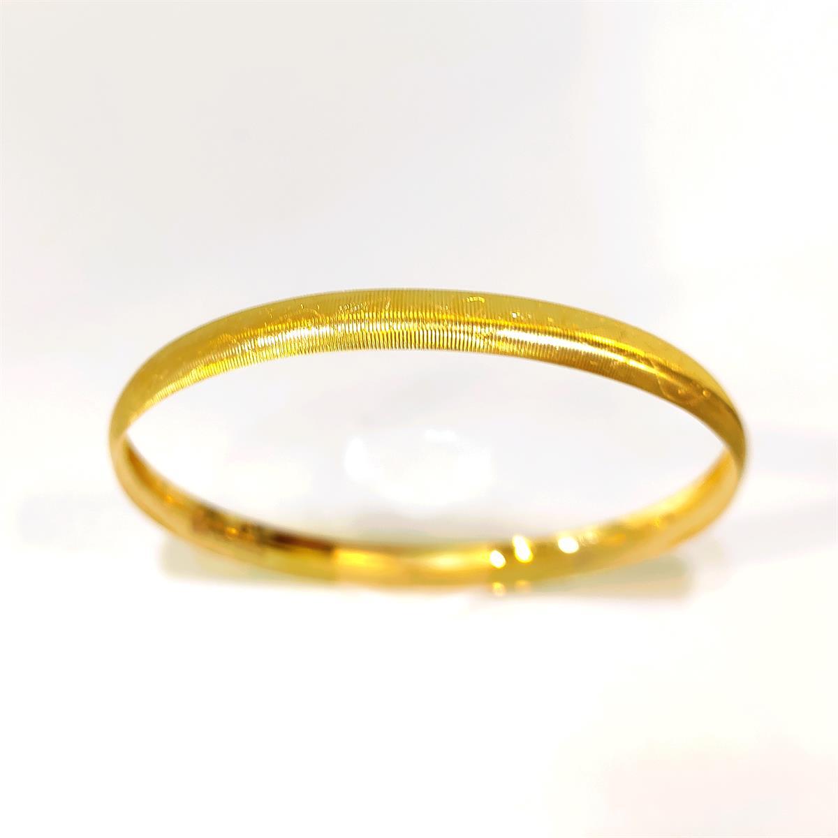 5gr İşçiliksiz İmza CNC Bilezik 22 Ayar Altın Yatırım ve Tasarruf İçin