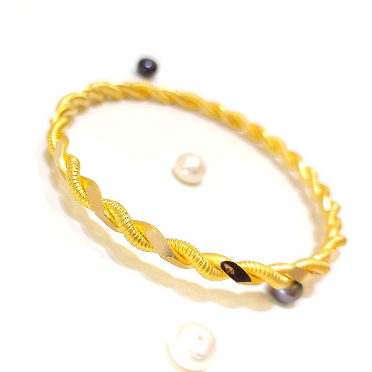 60gr İşçiliksiz Klavuz İkili Burma Bilezik 22 Ayar Altın Yatırım ve Tasarruf İçin