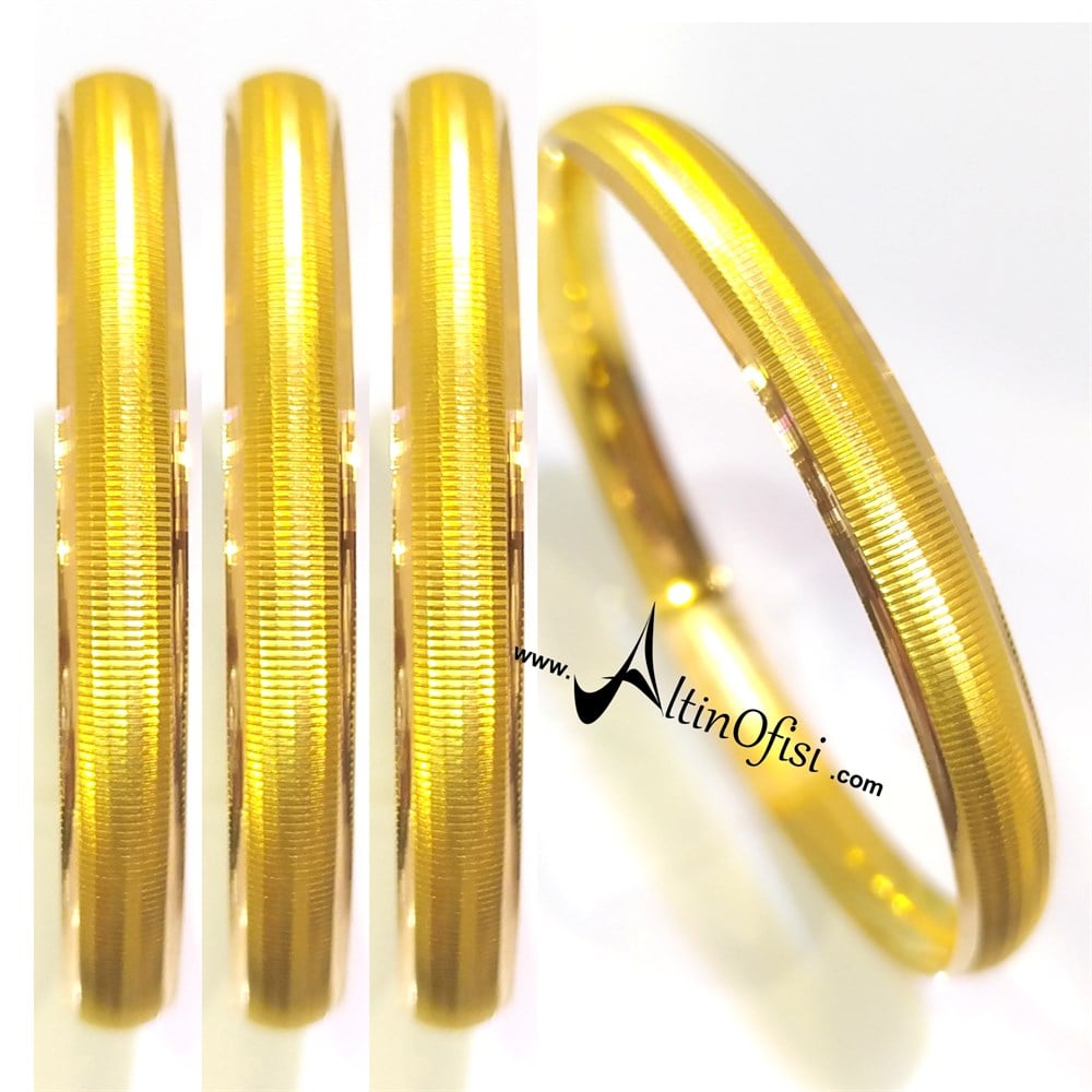8.00gr İŞÇİLİKSİZ Bilezik 22 Ayar Altın