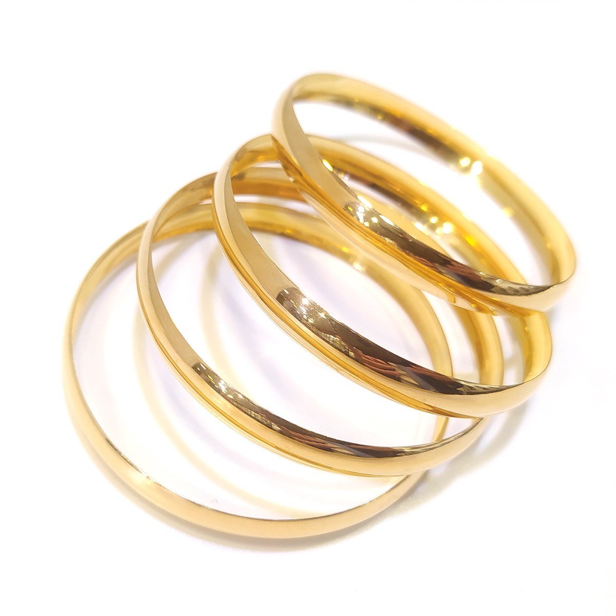 8gr  İşçiliksiz CNC Bilezik 22 Ayar Altın