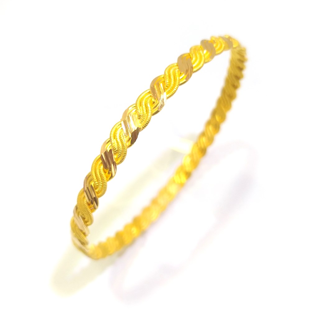 Buse Altı Telli Burma İŞÇİLİKSİZ Bilezik 15,00gr 22 Ayar