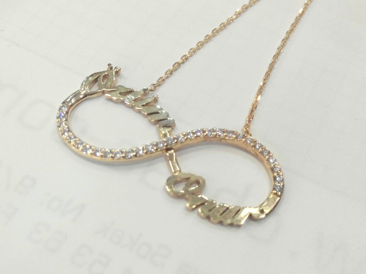 İsim Kolye 14 Ayar Altın