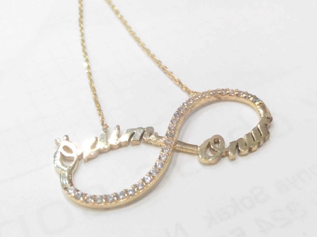 İsim Kolye 14 Ayar Altın