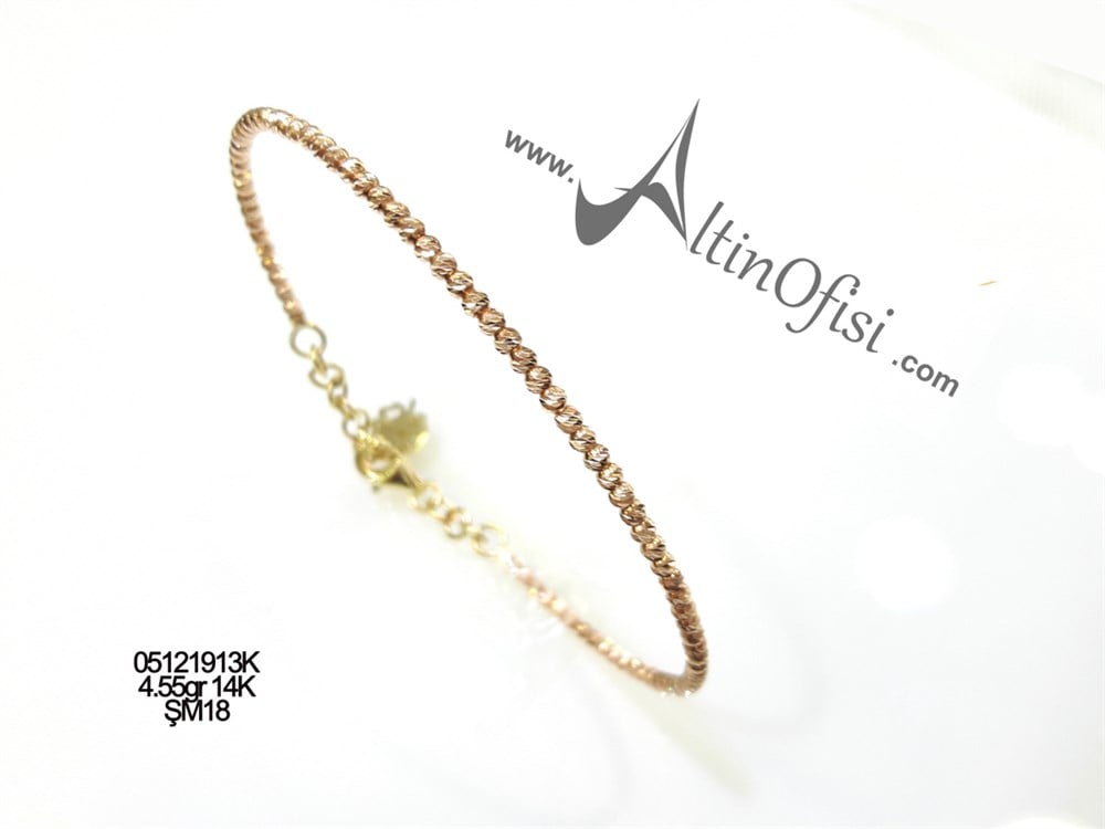 Dorika Kelepçe Bilezik 14 Ayar Altın