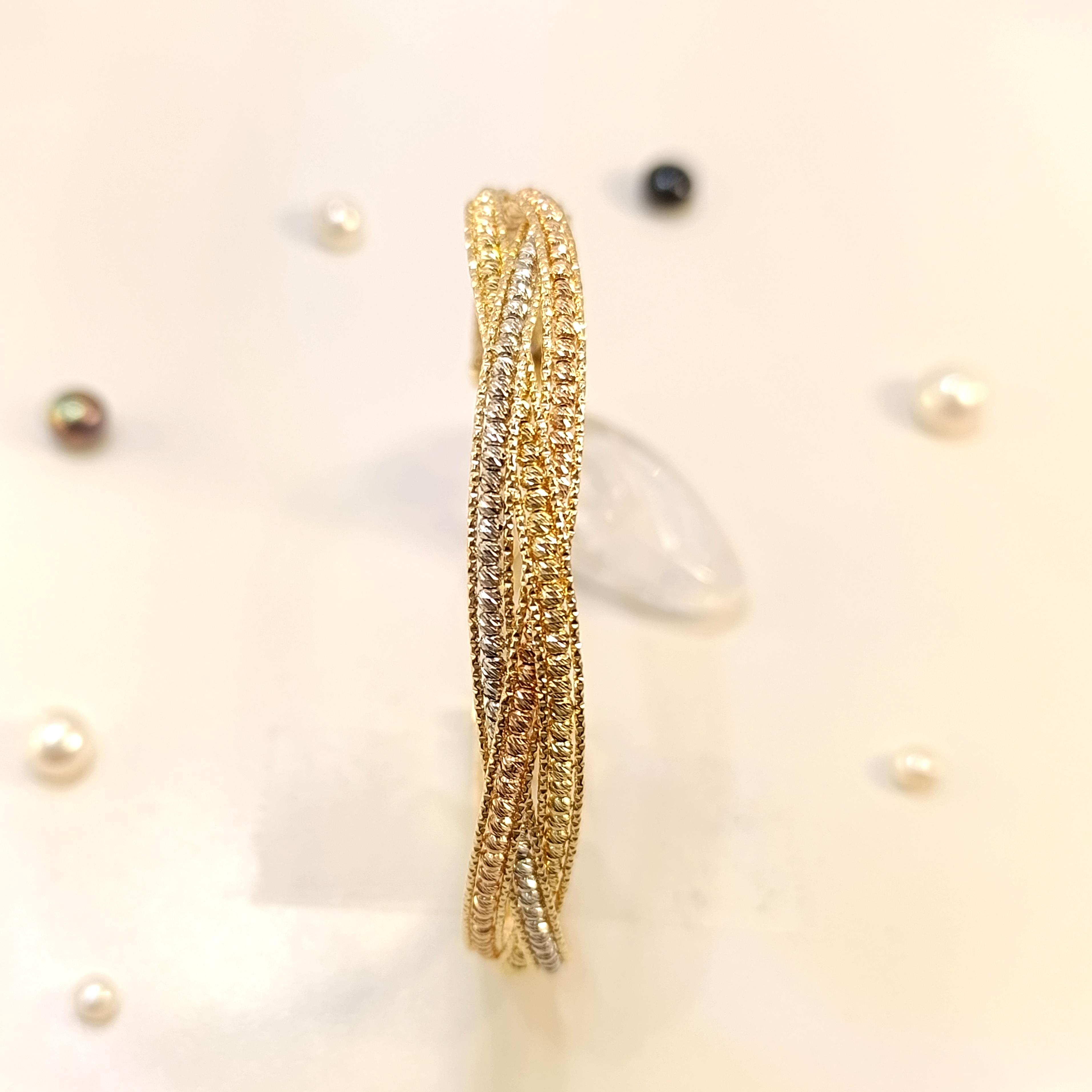 Dorika Toplu Kelepçe Bilezik 14 Ayar Altın HD VİDEOLU