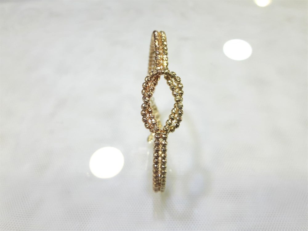 Dorika Toplu Kelepçe Biezik 14 Ayar Altın