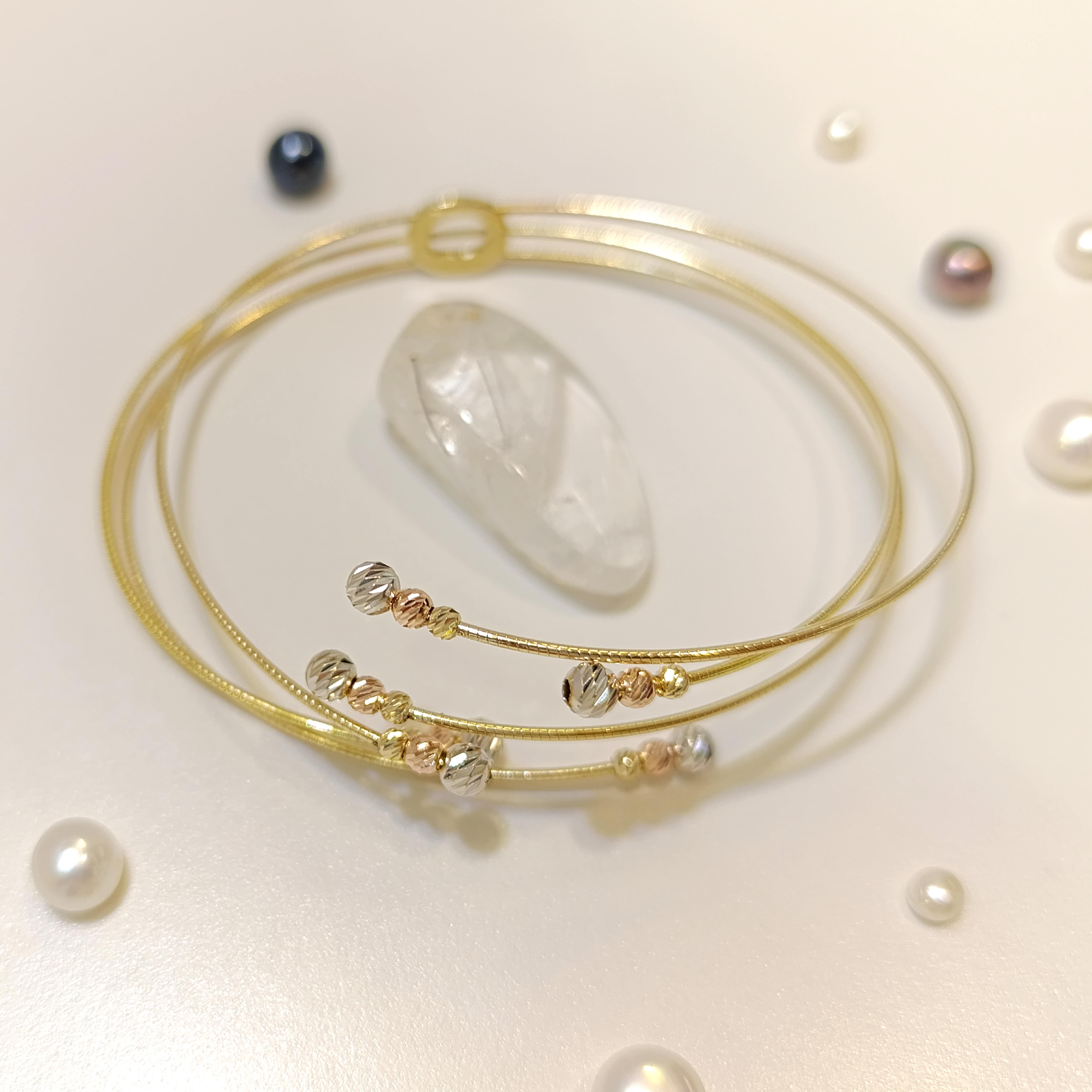 Eşsiz Dorika Toplu Kelepçe Bilezik 14 Ayar Altın HD VİDEOLU