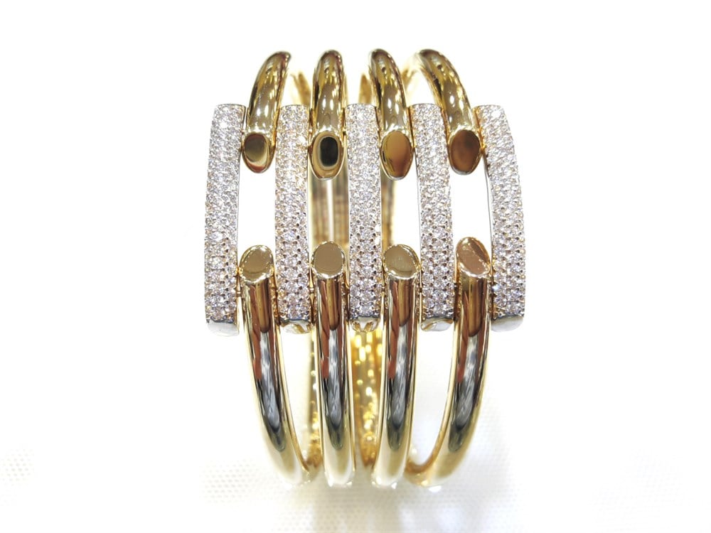 Kaburga Kelepçe Bilezik 14 Ayar Altın