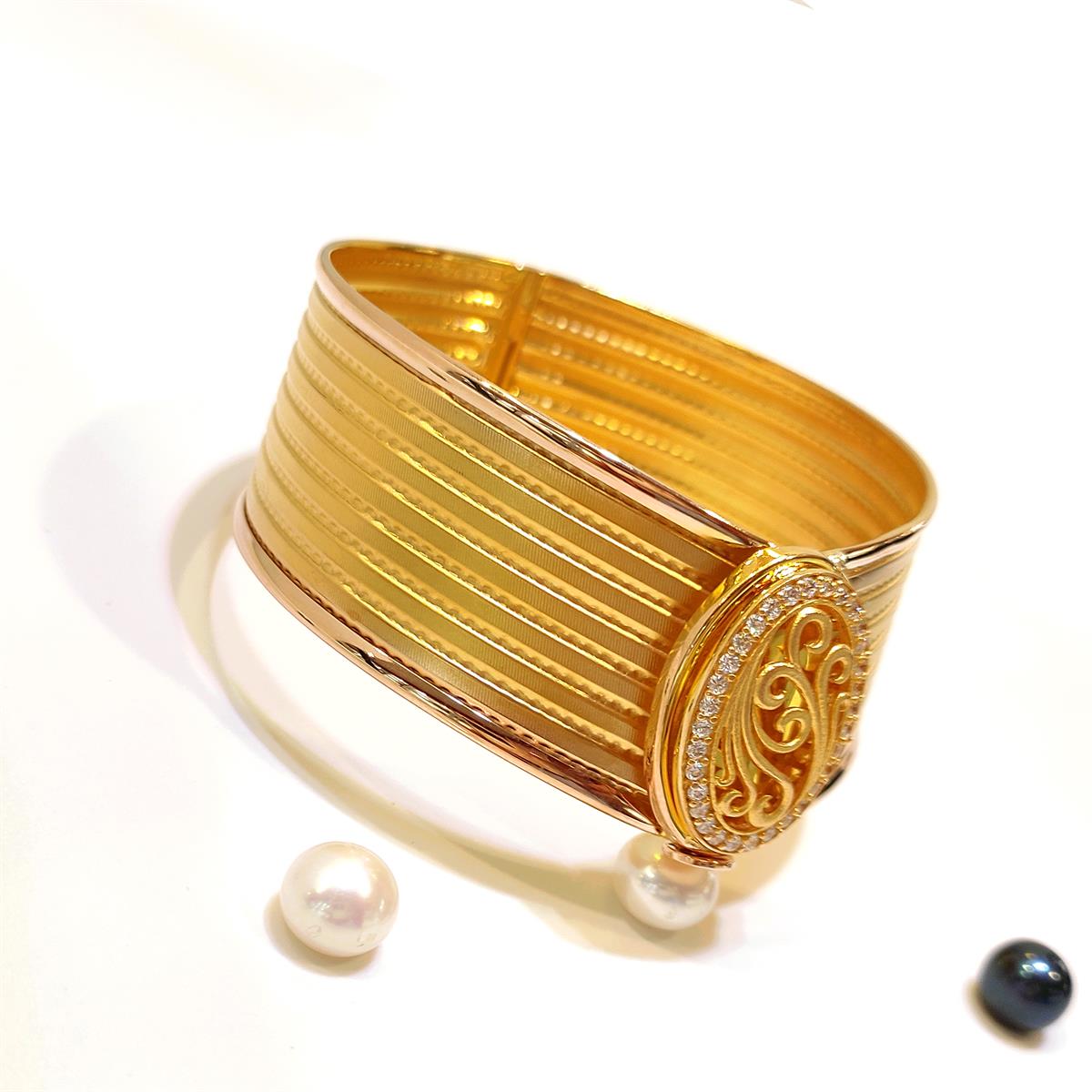 Kelepçe Bilezik 14 Ayar Altın HD VİDEOLU