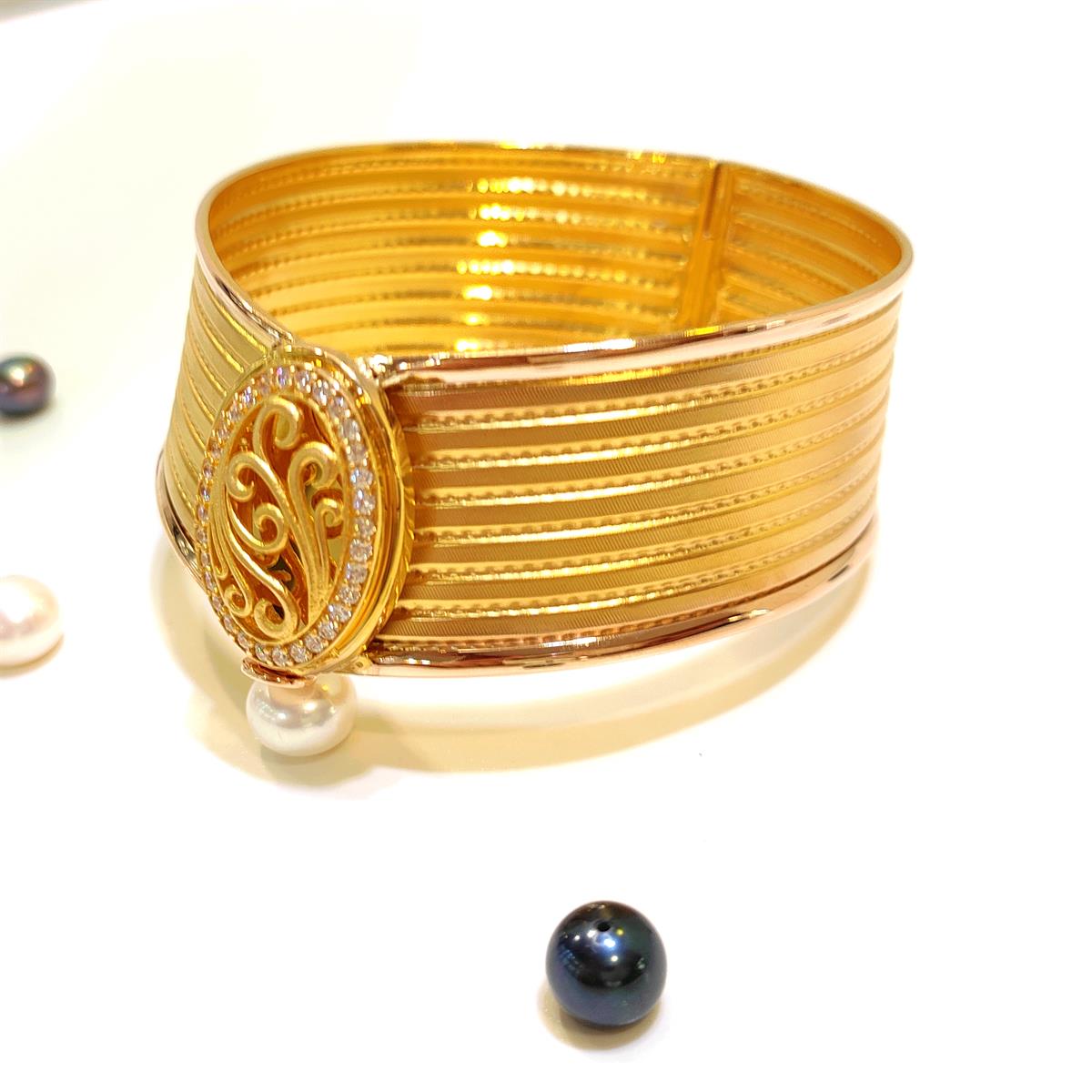 Kelepçe Bilezik 14 Ayar Altın HD VİDEOLU