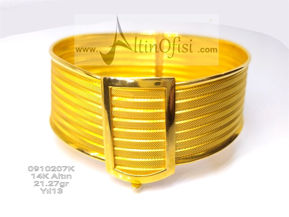 Kelepçe Bilezik 14 Ayar Altın