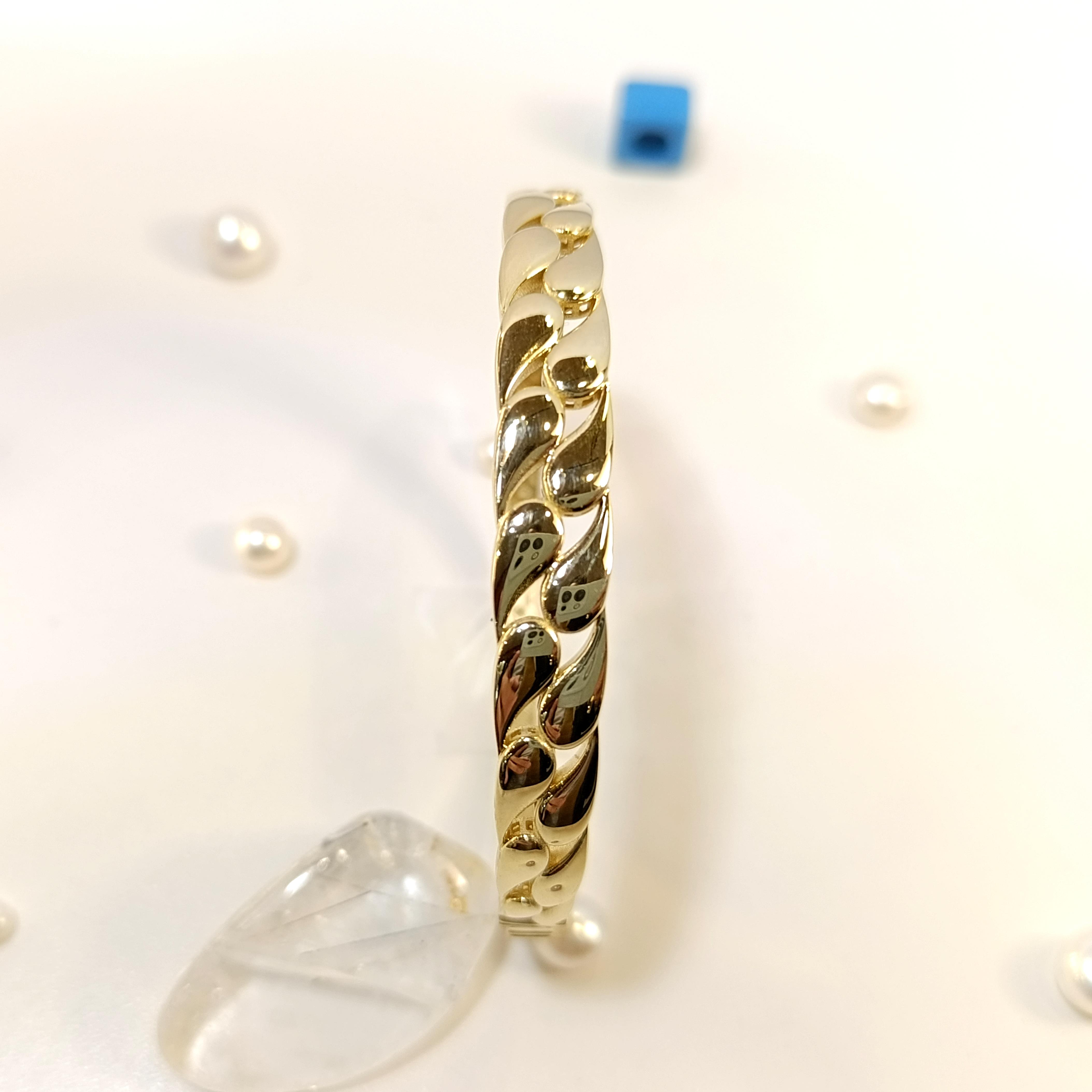 PR Damlası Kelepçe Bilezik 14 Ayar Altın HD VİDEOLU