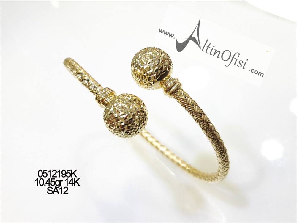 Toplu Kelepçe Bilezik 14 Ayar Altın