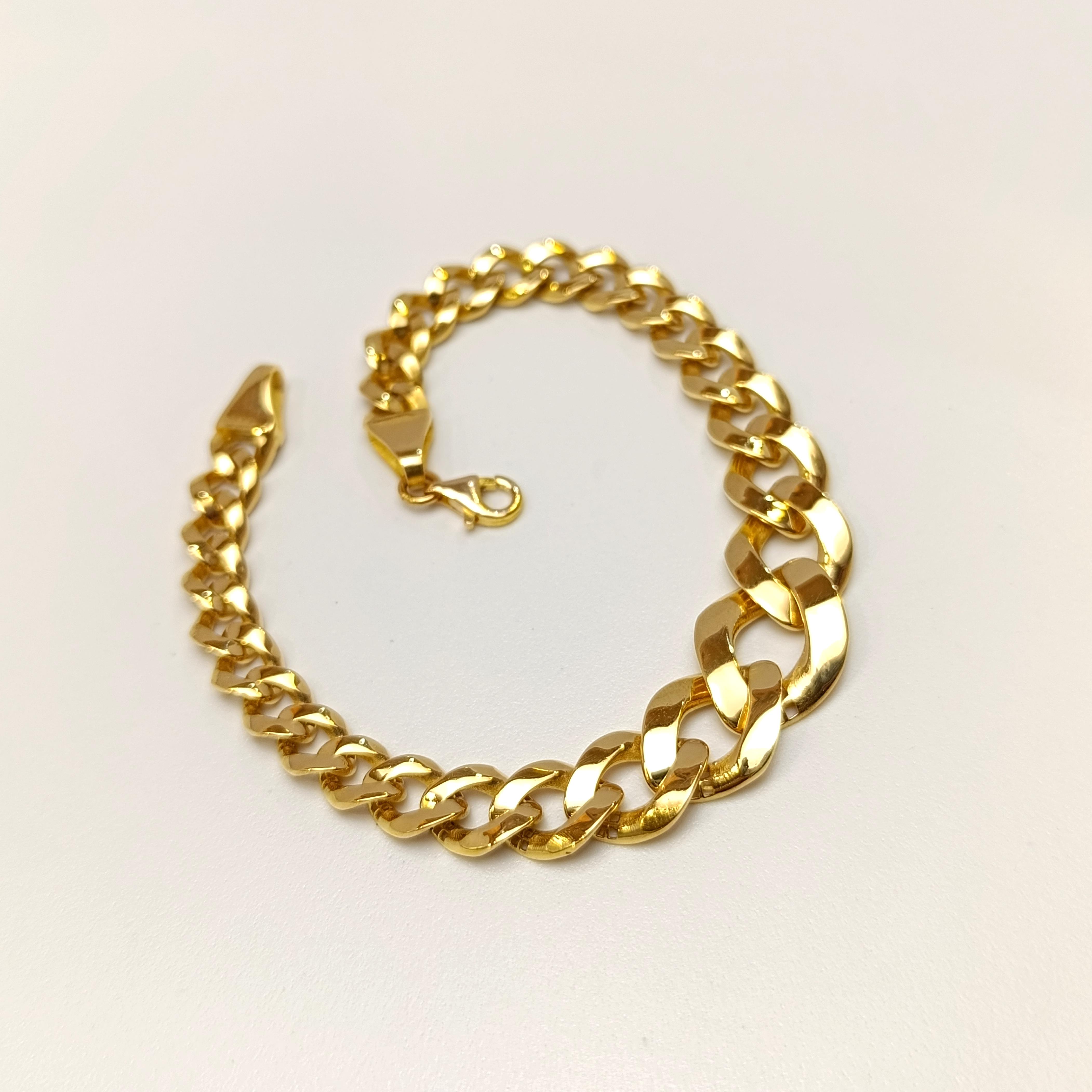 13.2mm Gurmet Bileklik Künye 22 Ayar Altın HD VİDEOLU