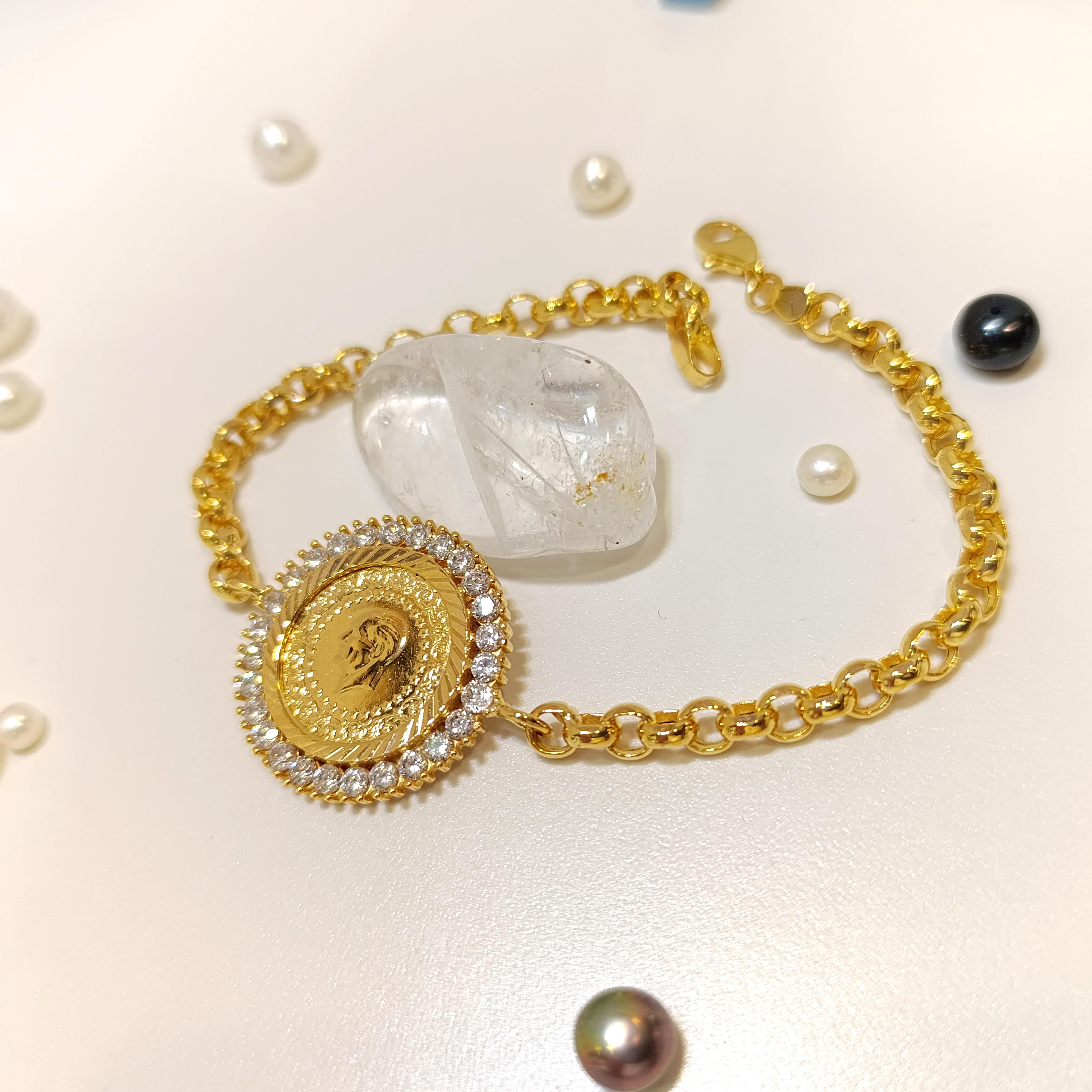 Çeyrek Altınlı Bileklik Künye HD VİDEOLU