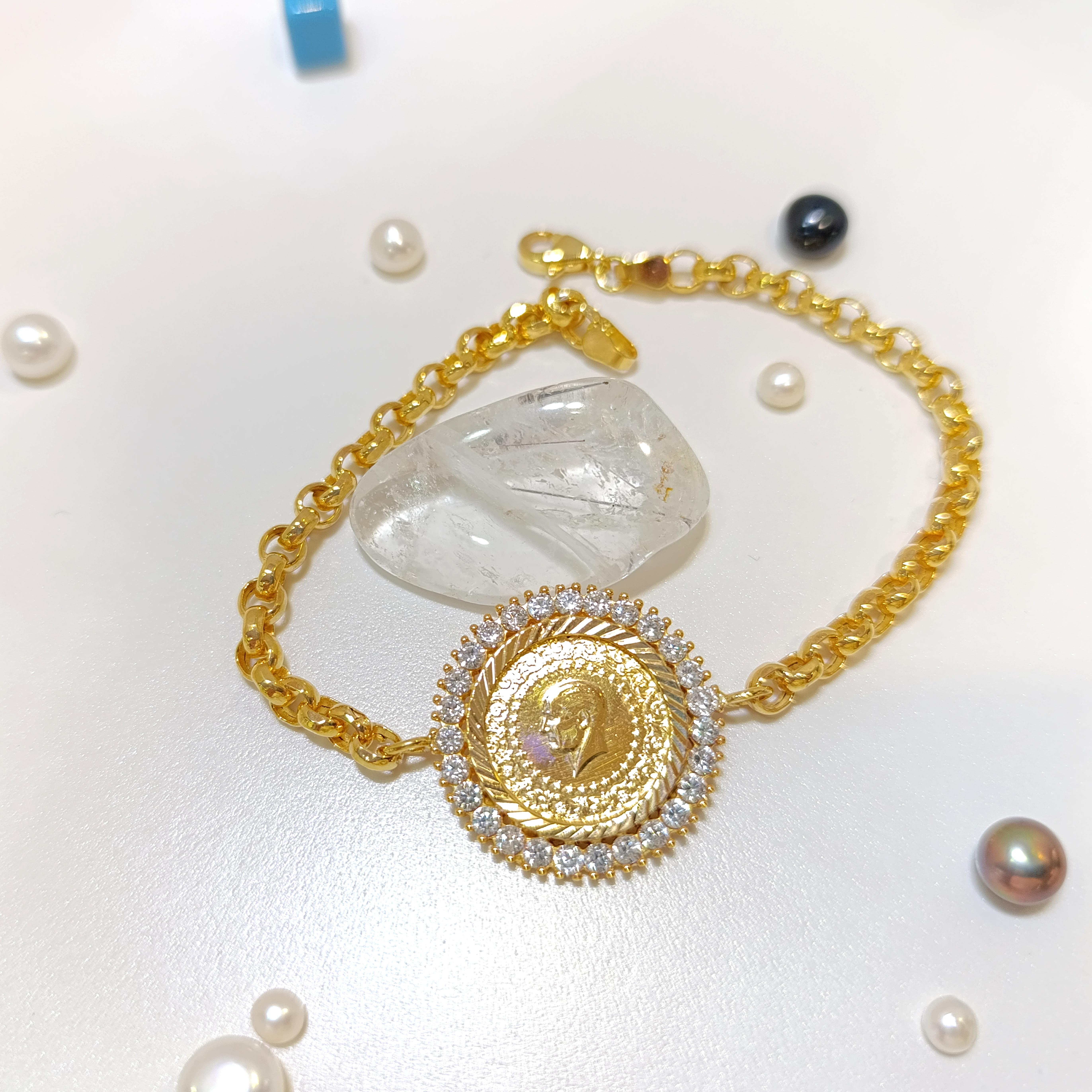 Çeyrek Altınlı Bileklik Künye HD VİDEOLU