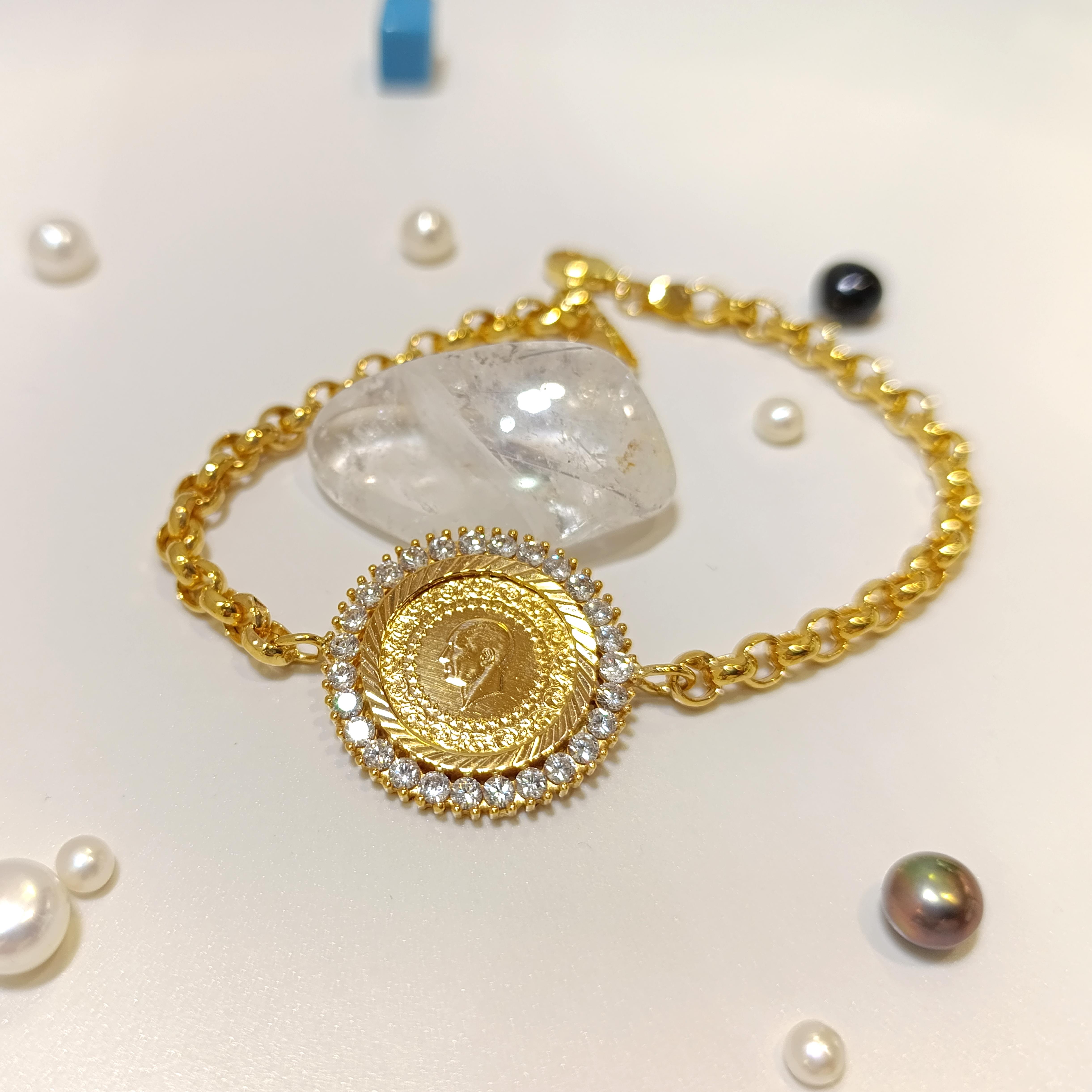 Çeyrek Altınlı Bileklik Künye HD VİDEOLU