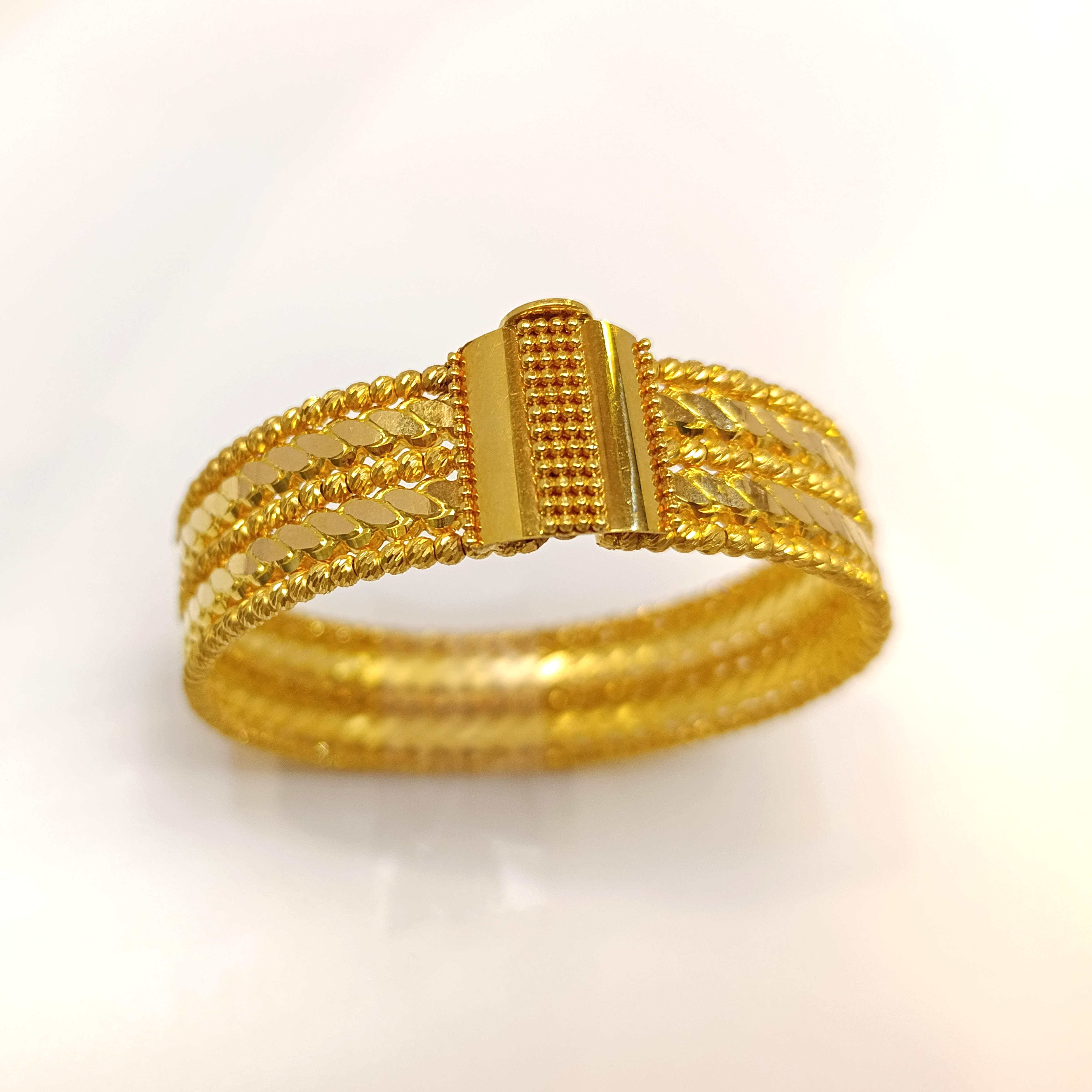 Dorika Toplu Mersin Kelepçe Bilezik 22 Ayar Altın HD VİDEOLU