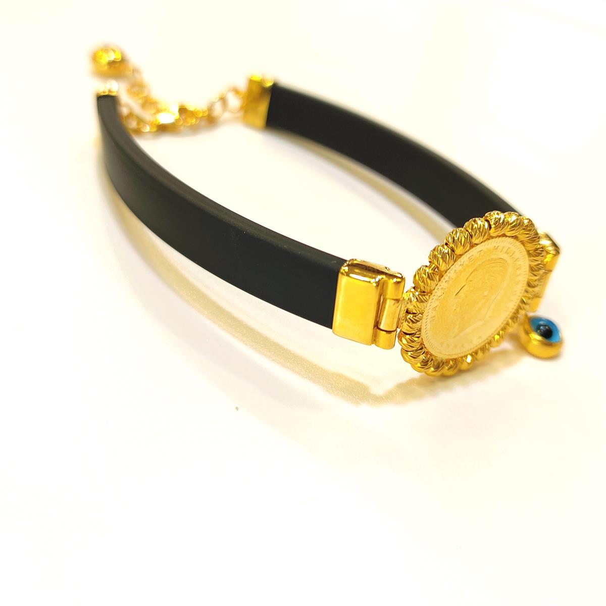 Göz Boncuklu Atalira Çeyrek Dorika Toplu Bileklik 22 Ayar+14 ayar HD VİDEOLU